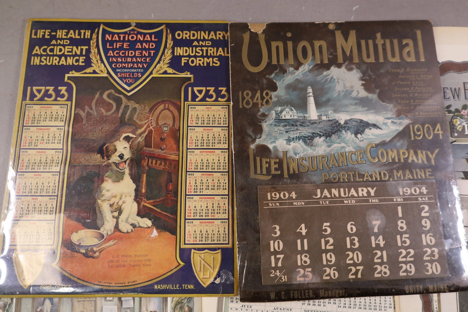 12 INSURANCE CALENDARS - 6