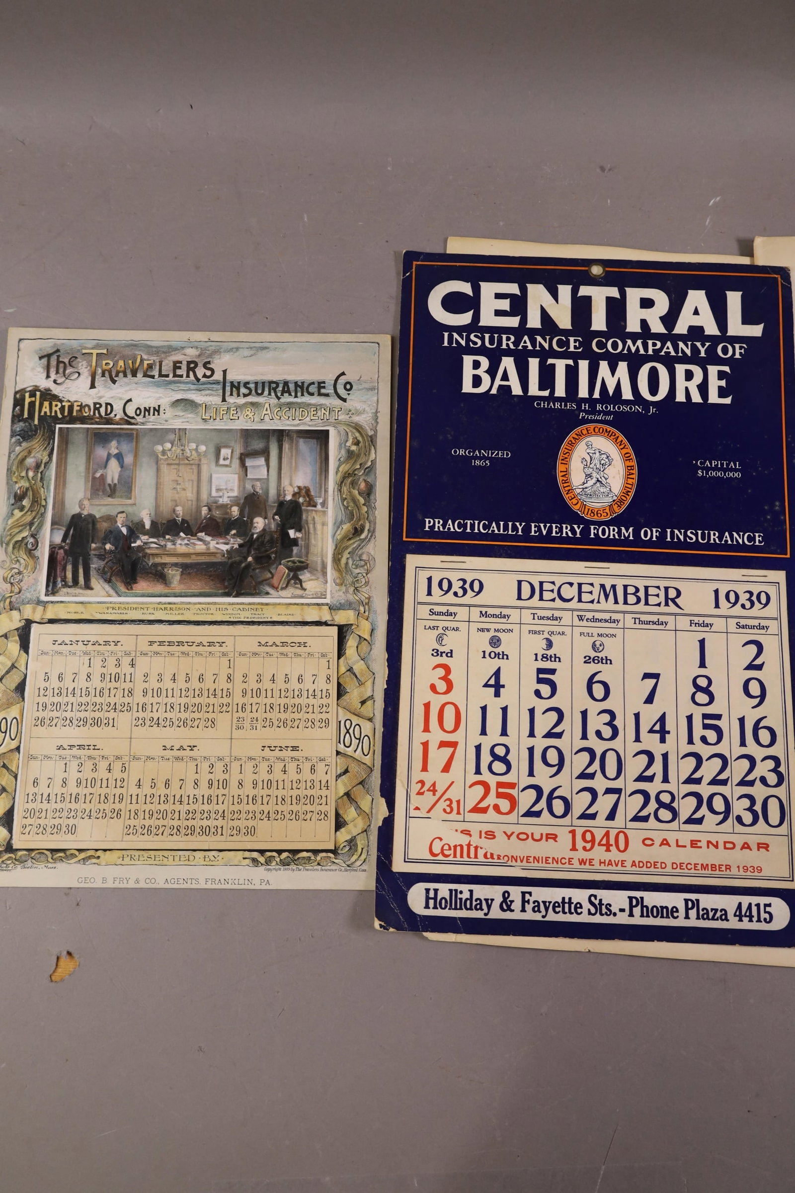 12 INSURANCE CALENDARS - 7