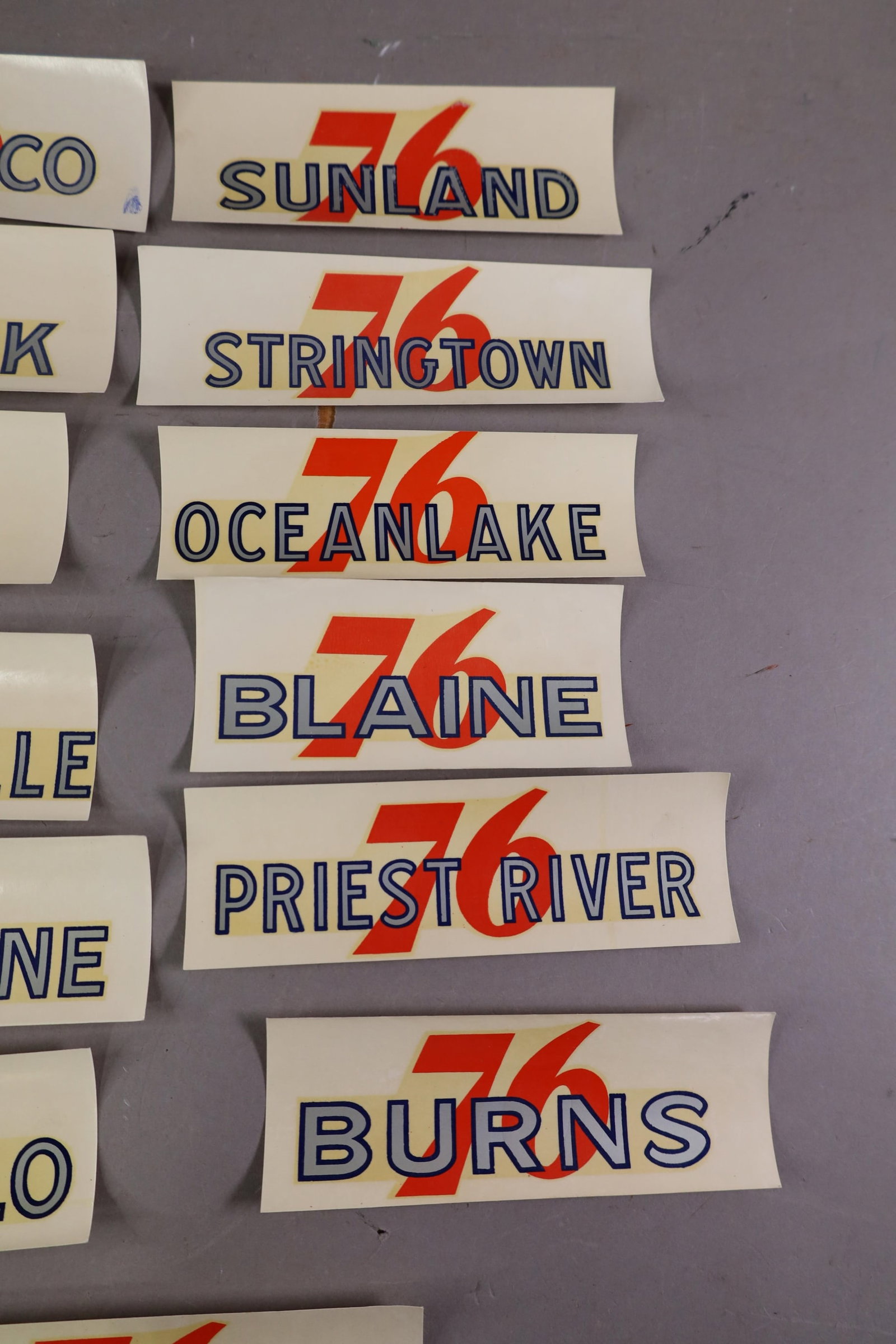 20 UNION 76 WATER TRANSFER DECALS - 3