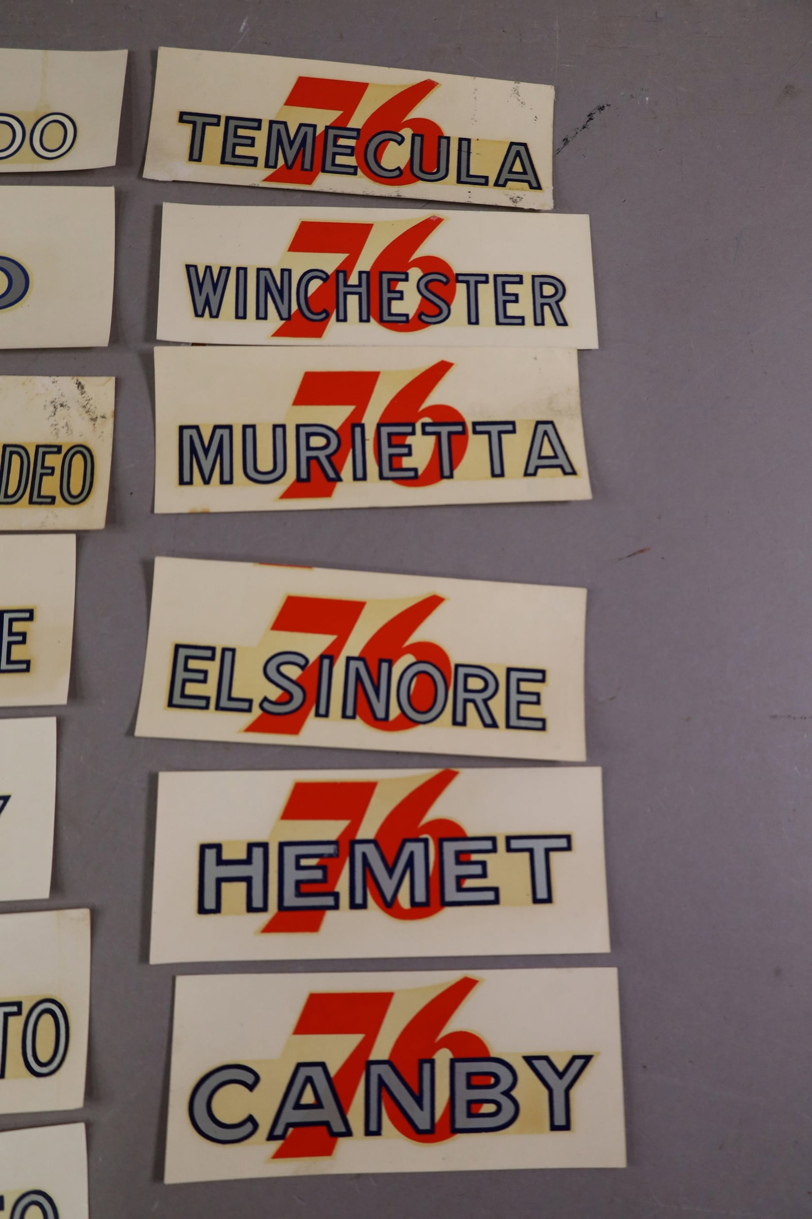 20 UNION 76 WATER TRANSFER DECALS - 3