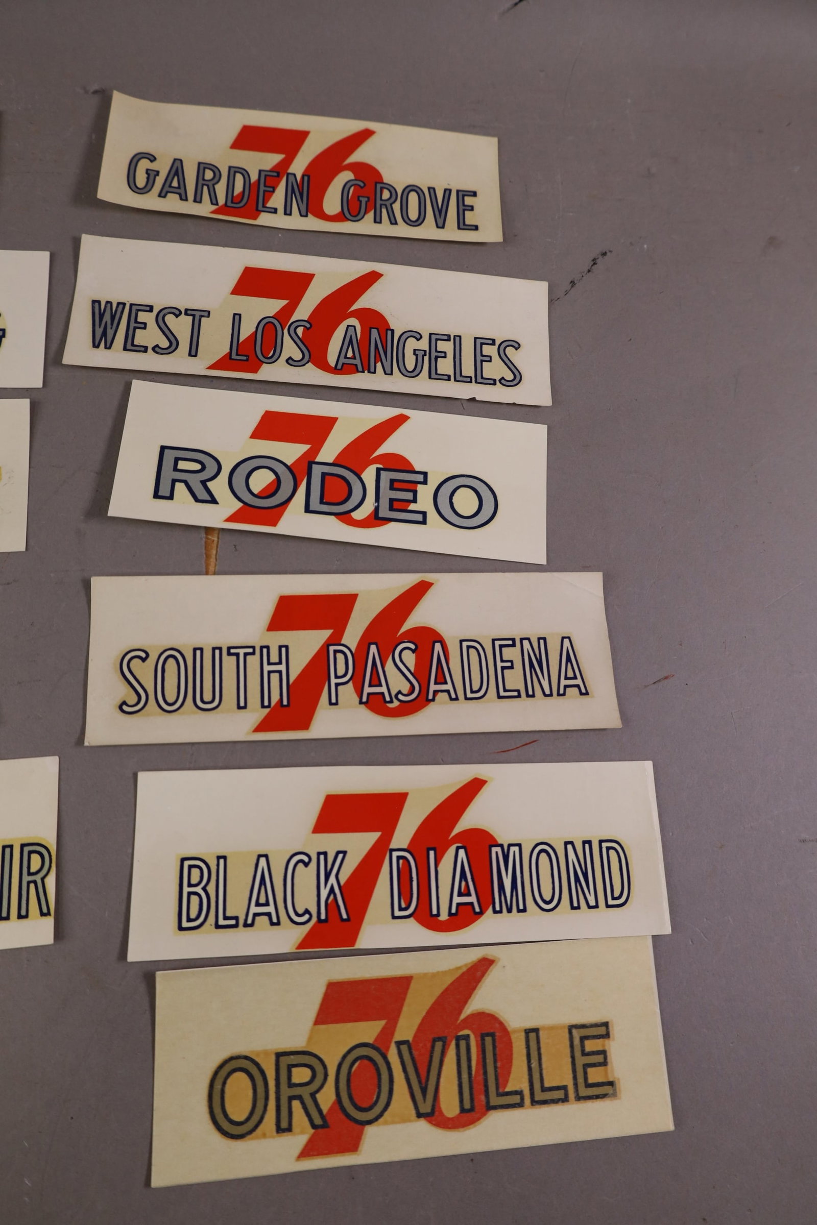 20 UNION 76 WATER TRANSFER DECALS - 3