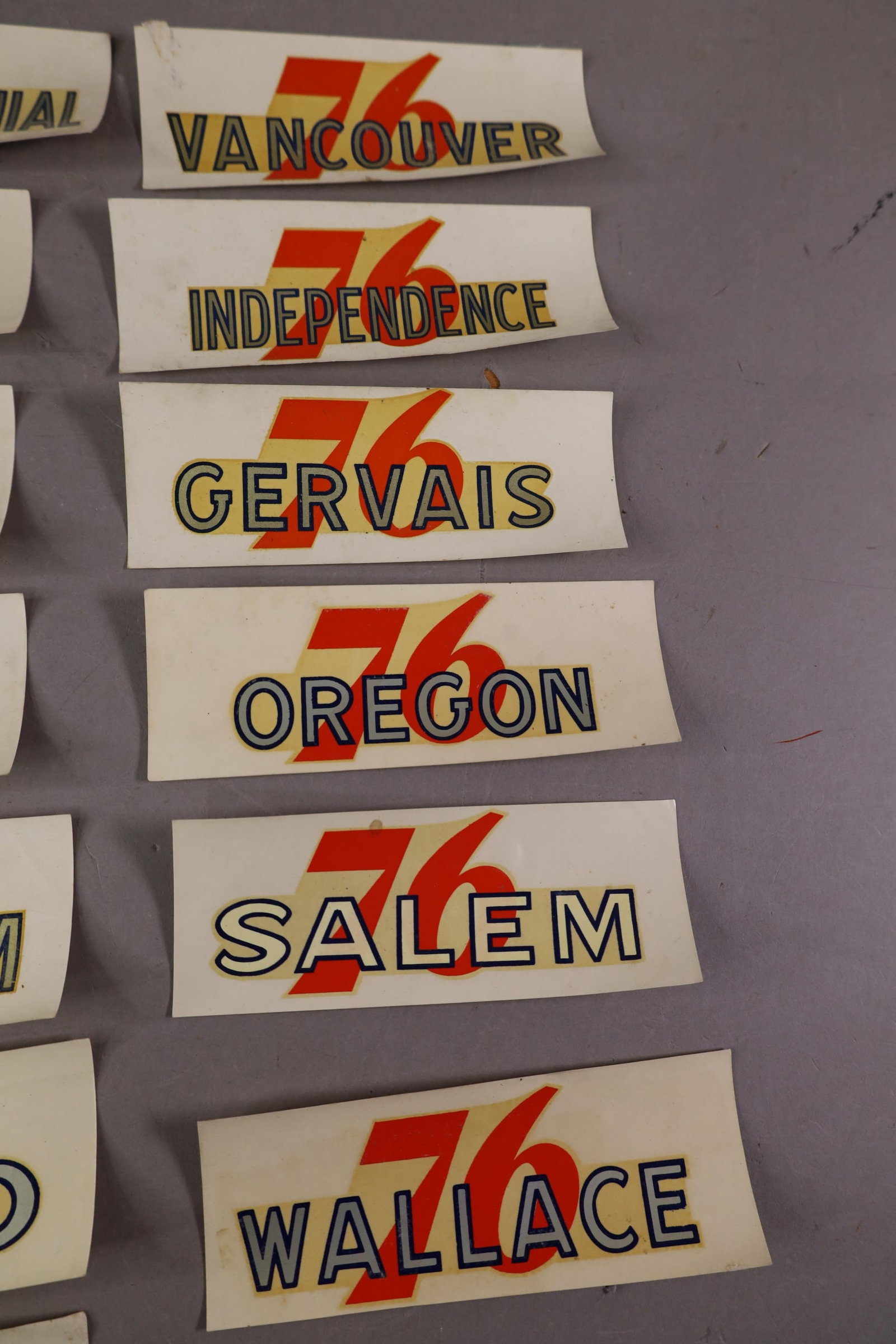 20 UNION 76 WATER TRANSFER DECALS - 3