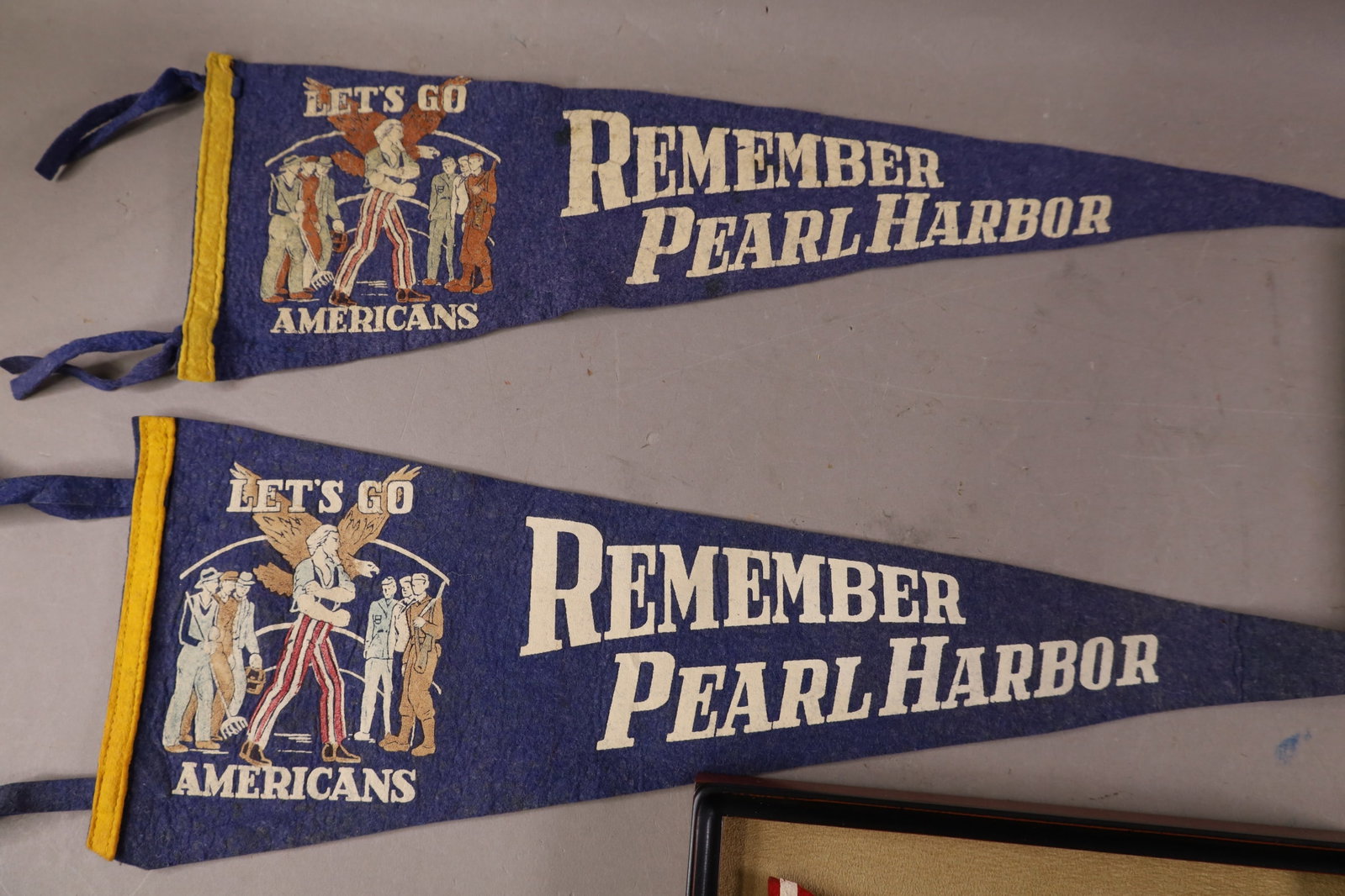 5 REMEMBER PEARL HARBOR PENNANTS - 2