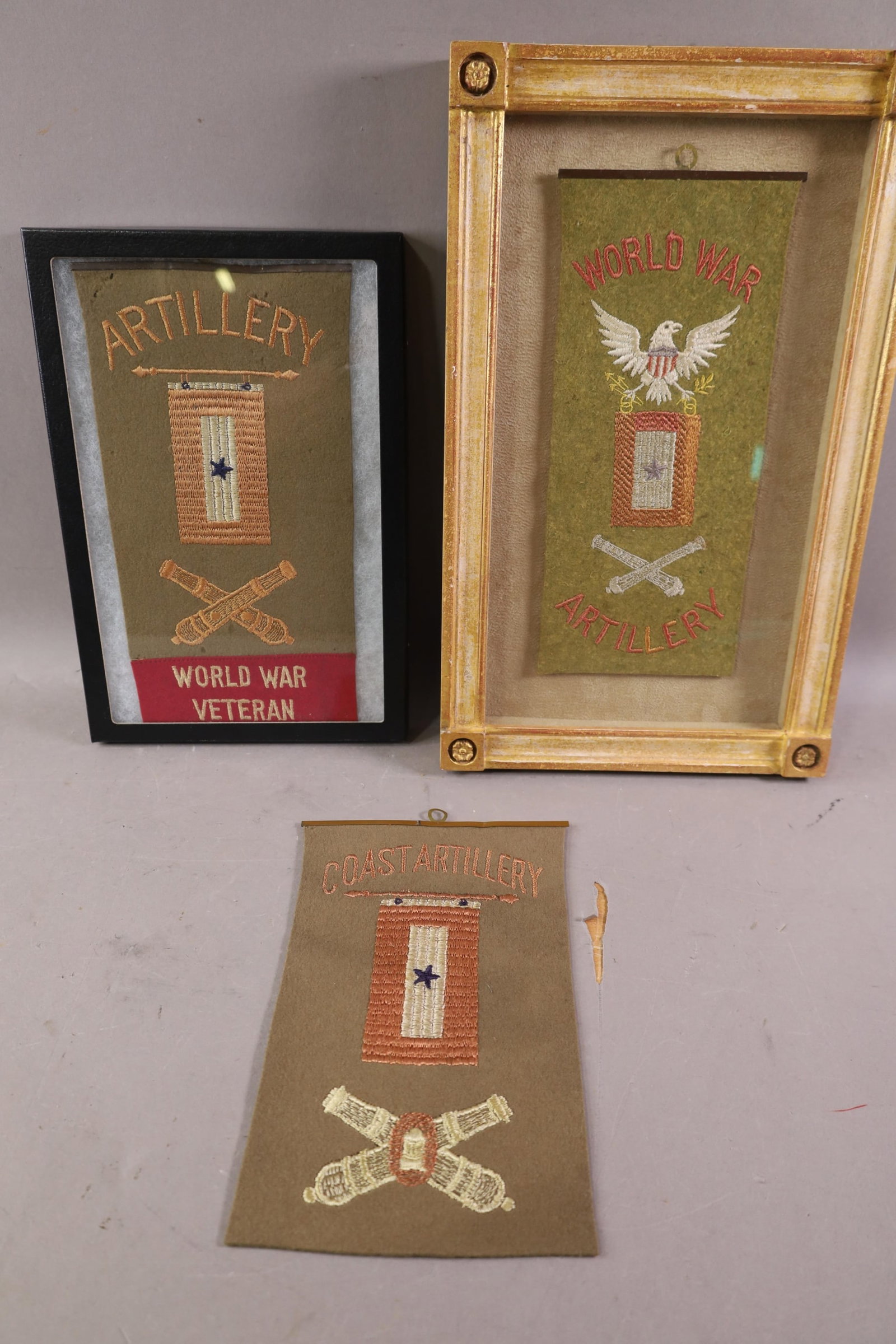 3 WWI SON IN SERVICE BANNERS (1 of 4)