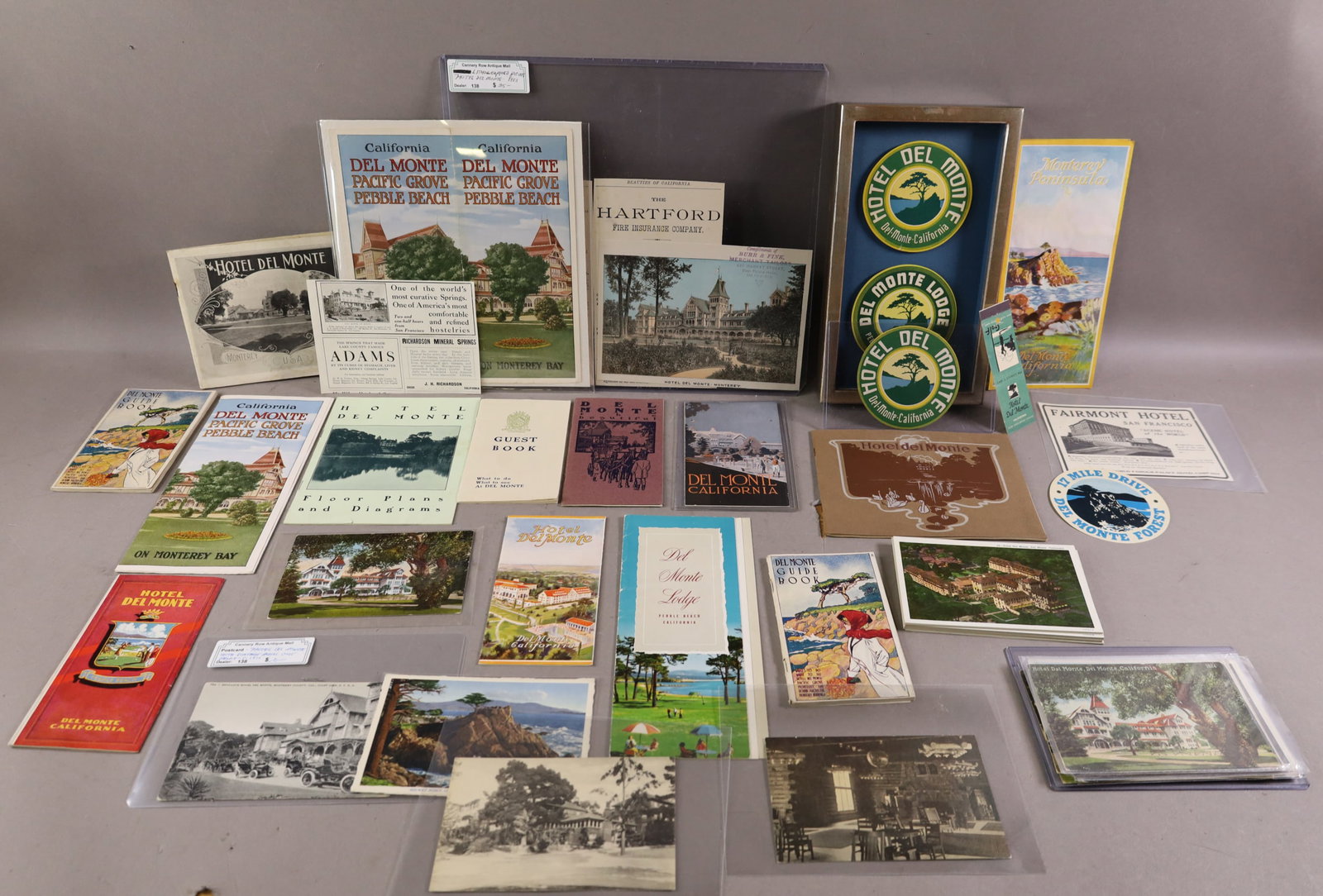 COLLECTION OF HOTEL DEL MONTE EPHEMERA (1 of 6)