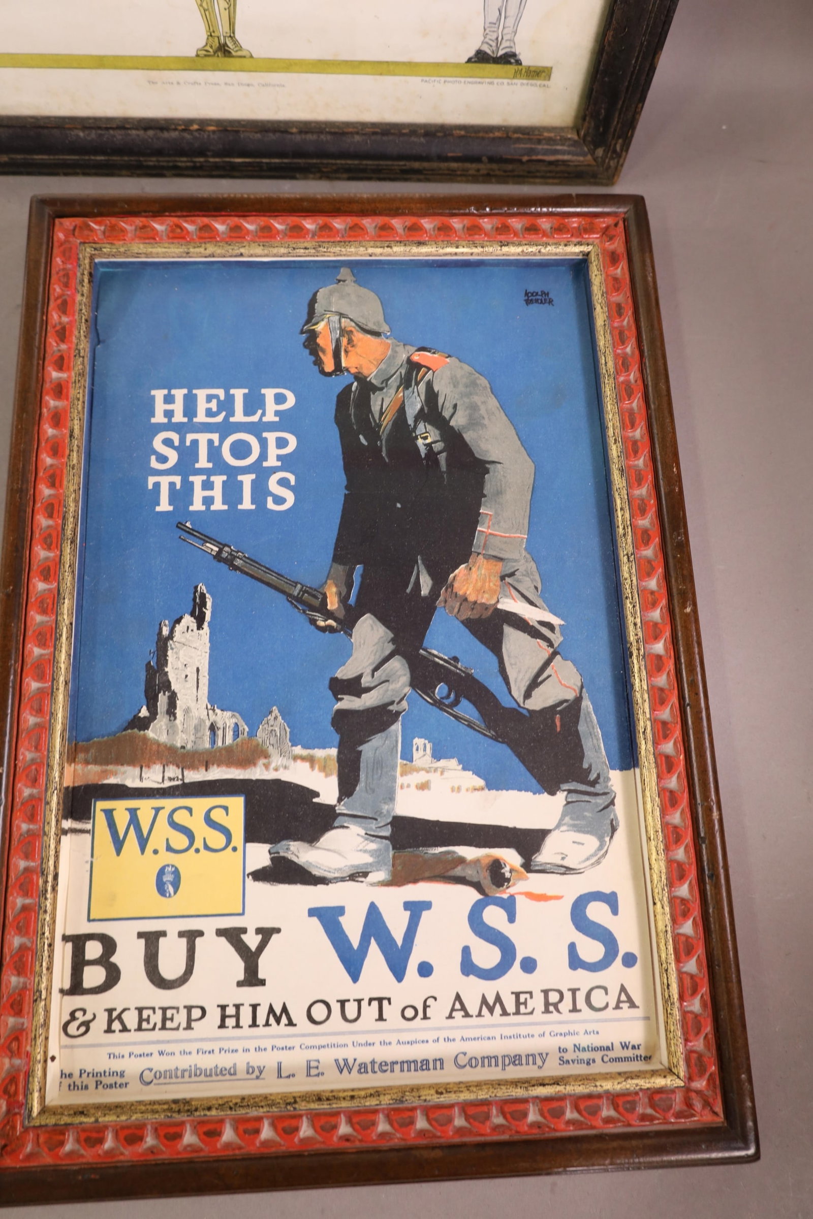 FRAMED MILITARY EPHEMERA - 6