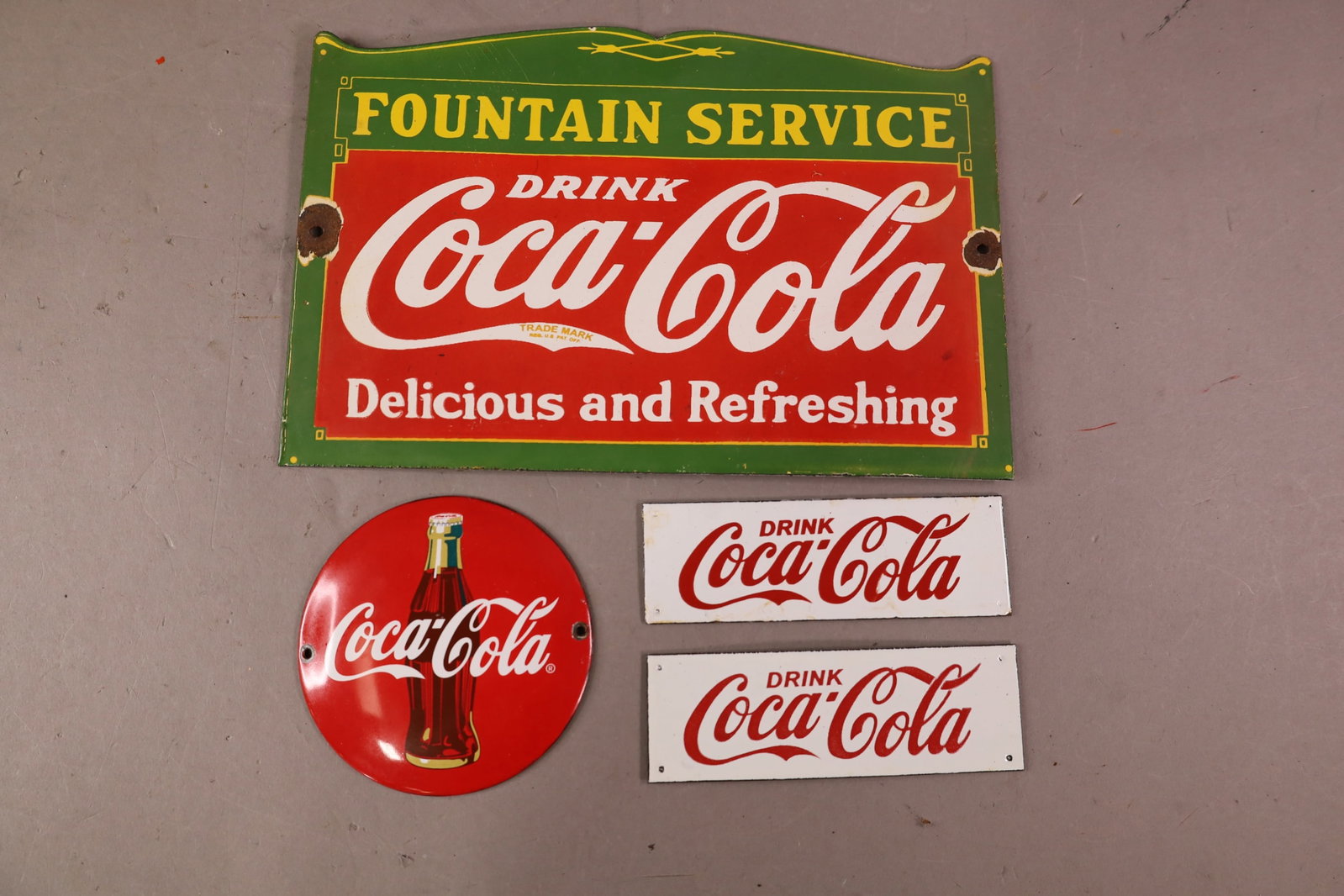 4 COCA COLA SIGNS (1 of 1)