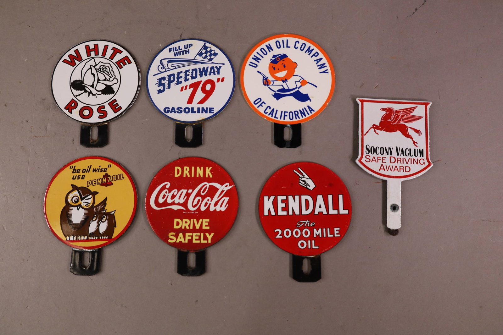 7 LICENSE PLATE TOPPERS (1 of 2)