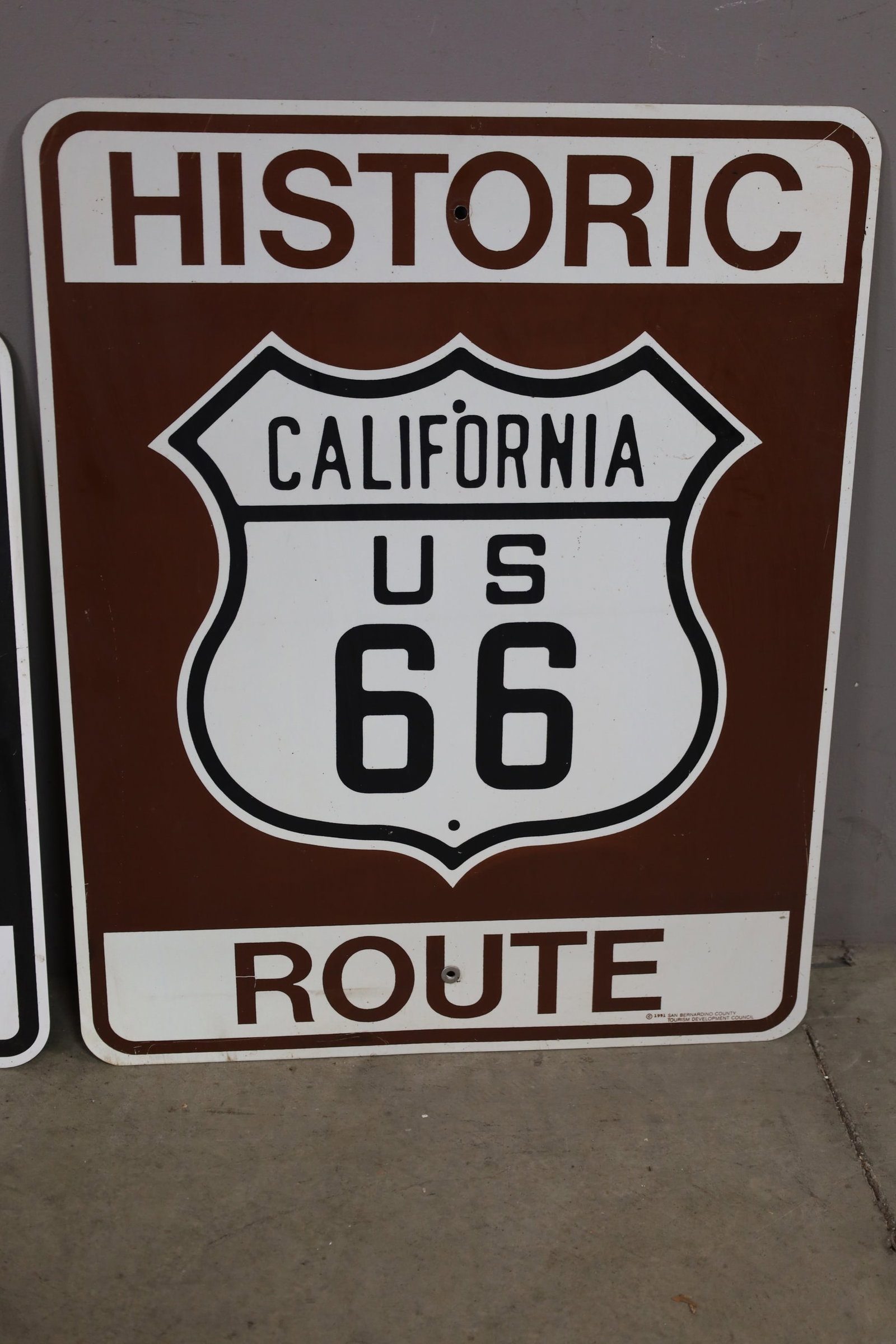 2 HISTORIC ROUTE SIGNS - 2