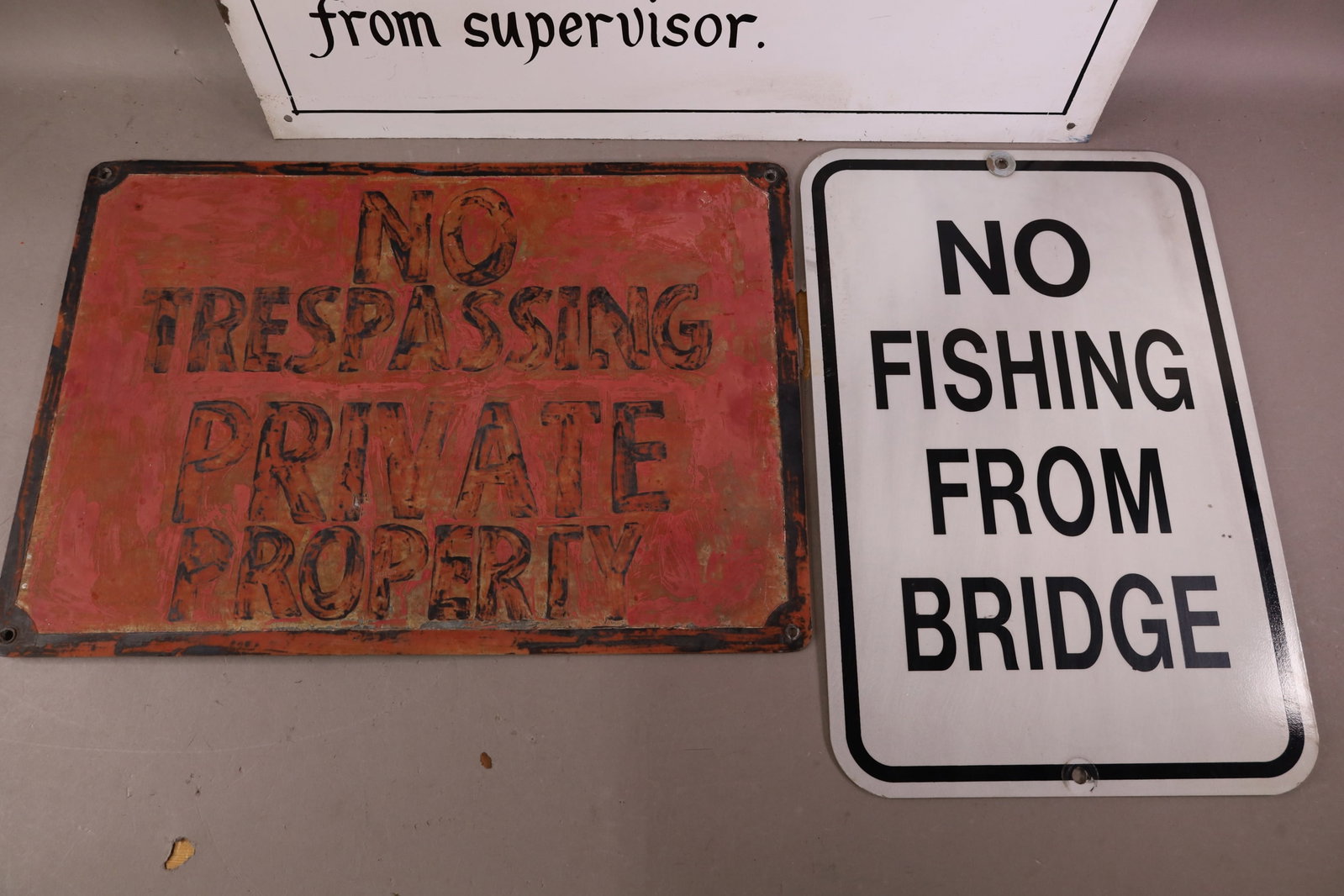 3 MISC SIGNS - 2