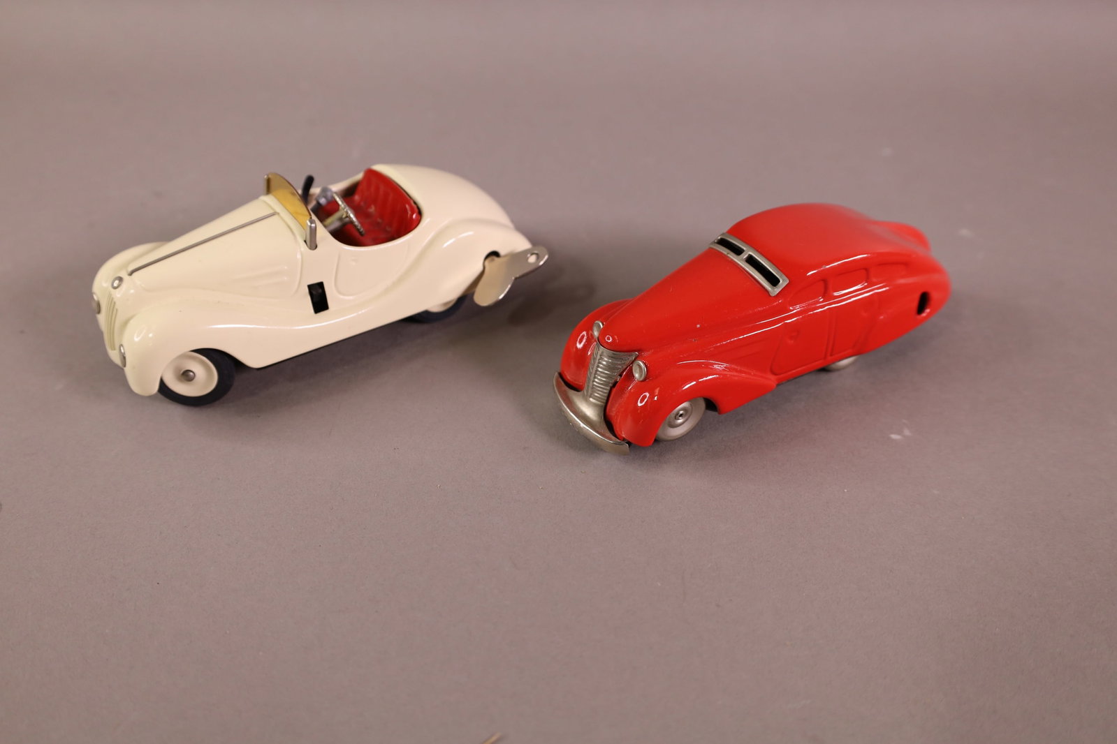 2 SCHUCO WIND UP CARS: ONE KEY. 5 1/2"