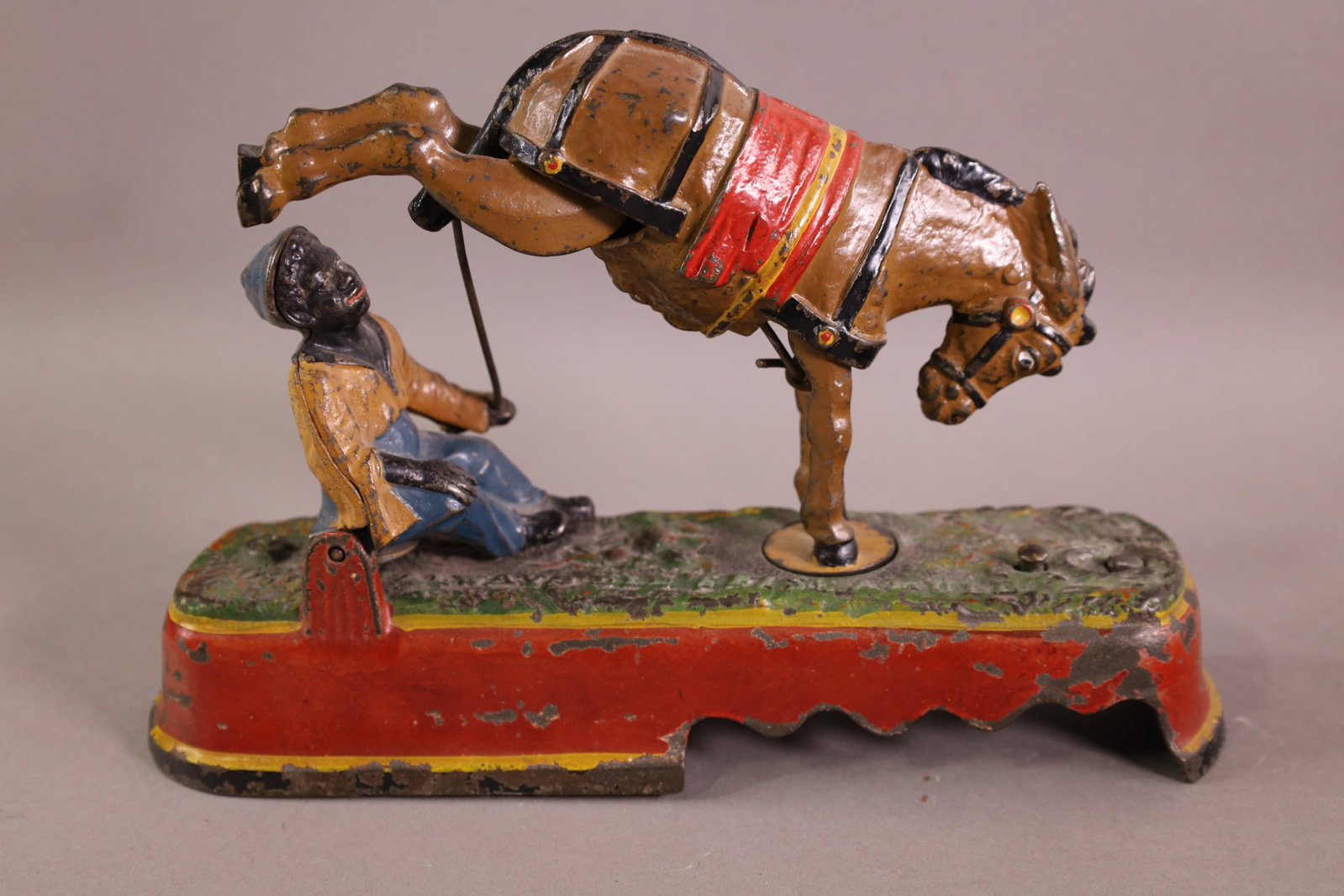 ALWAYS DID SPISE A MULE CAST IRON BANK (1 of 4)