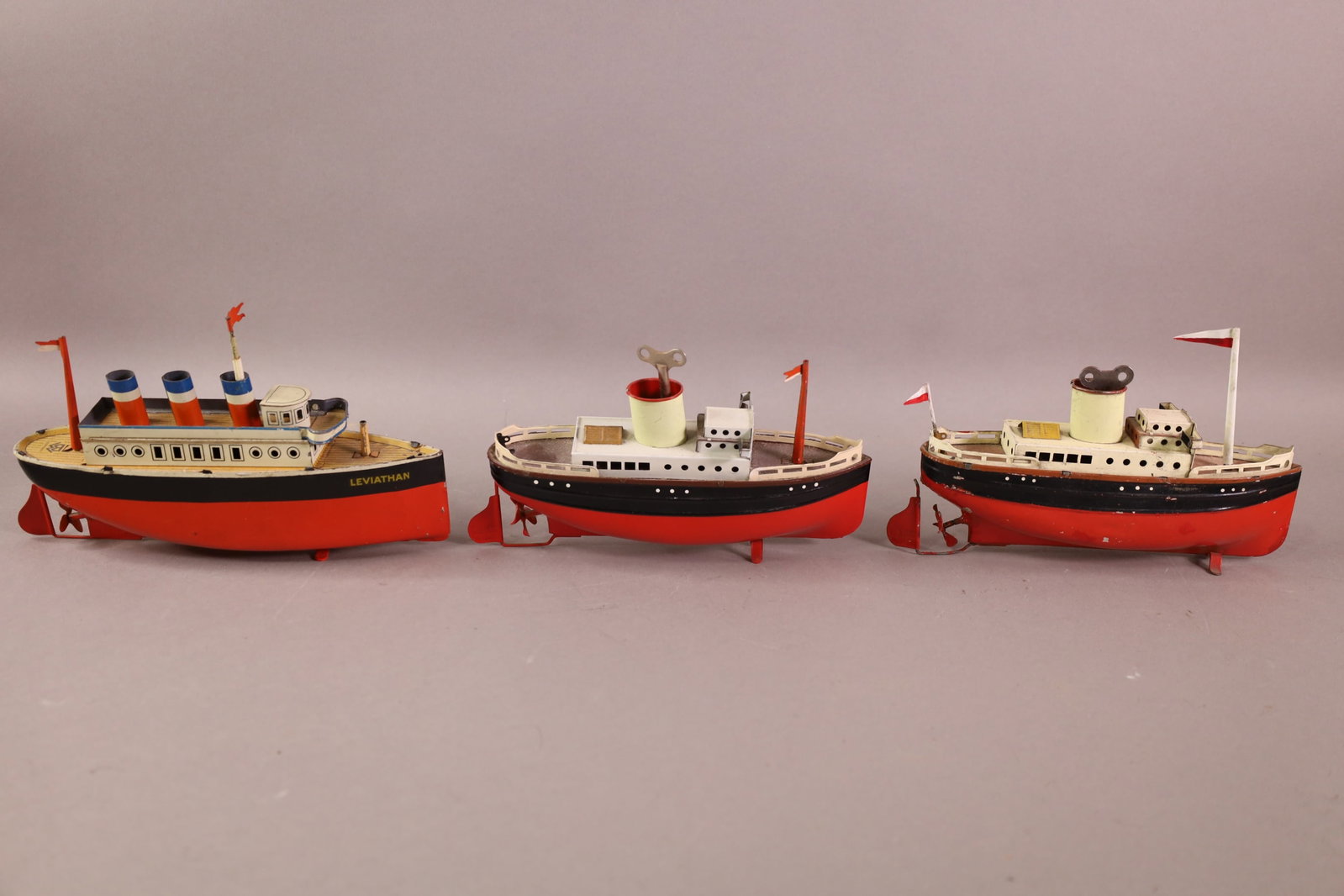 3 GERMAN TIN BOATS - 2