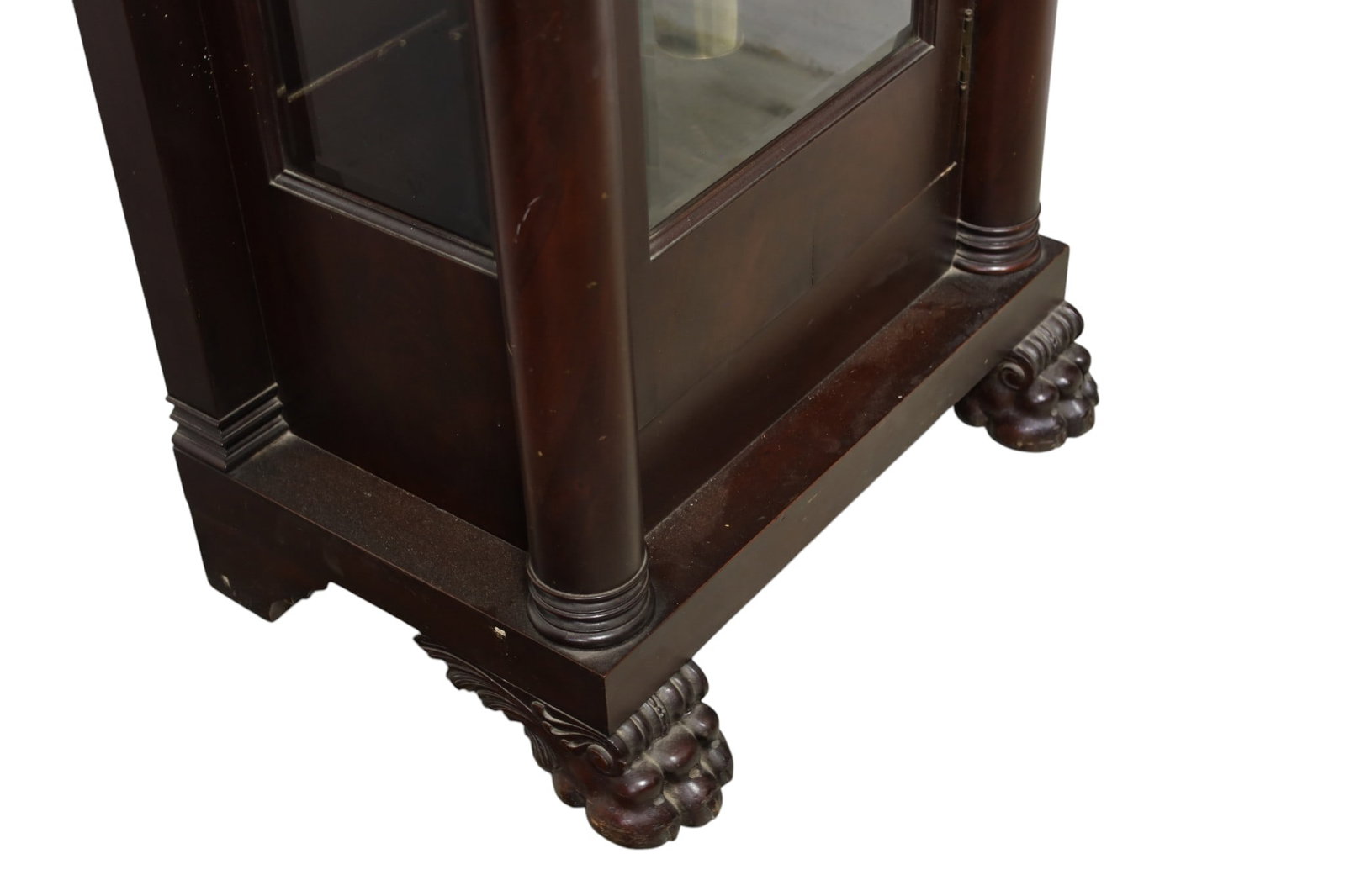 TALL CASE MAHOGANY GRANDFATHER CLOCK - 8
