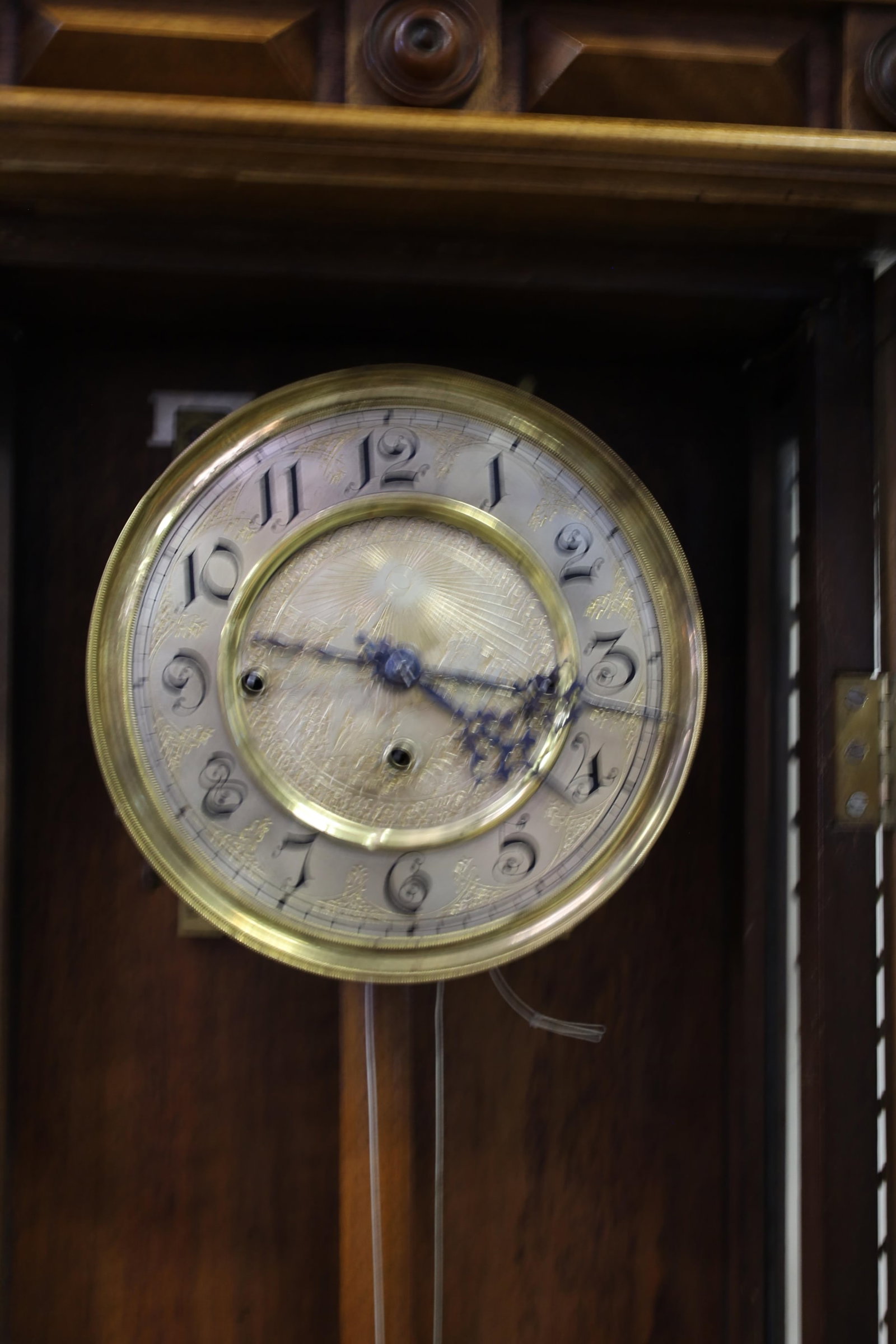 THREE WEIGHT VIENNA REGULATOR WALL CLOCK - 3