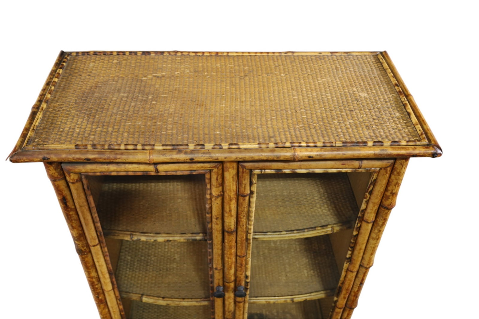 VICTORIAN BAMBOO BOOKCASE - 2