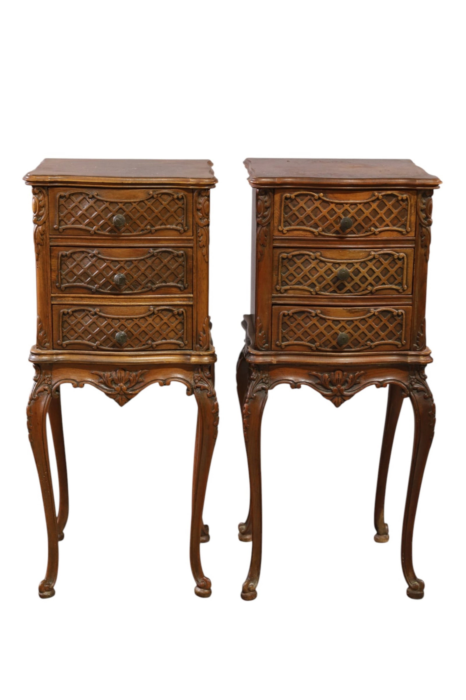 PAIR OF FRENCH NIGHTSTANDS (1 of 3)