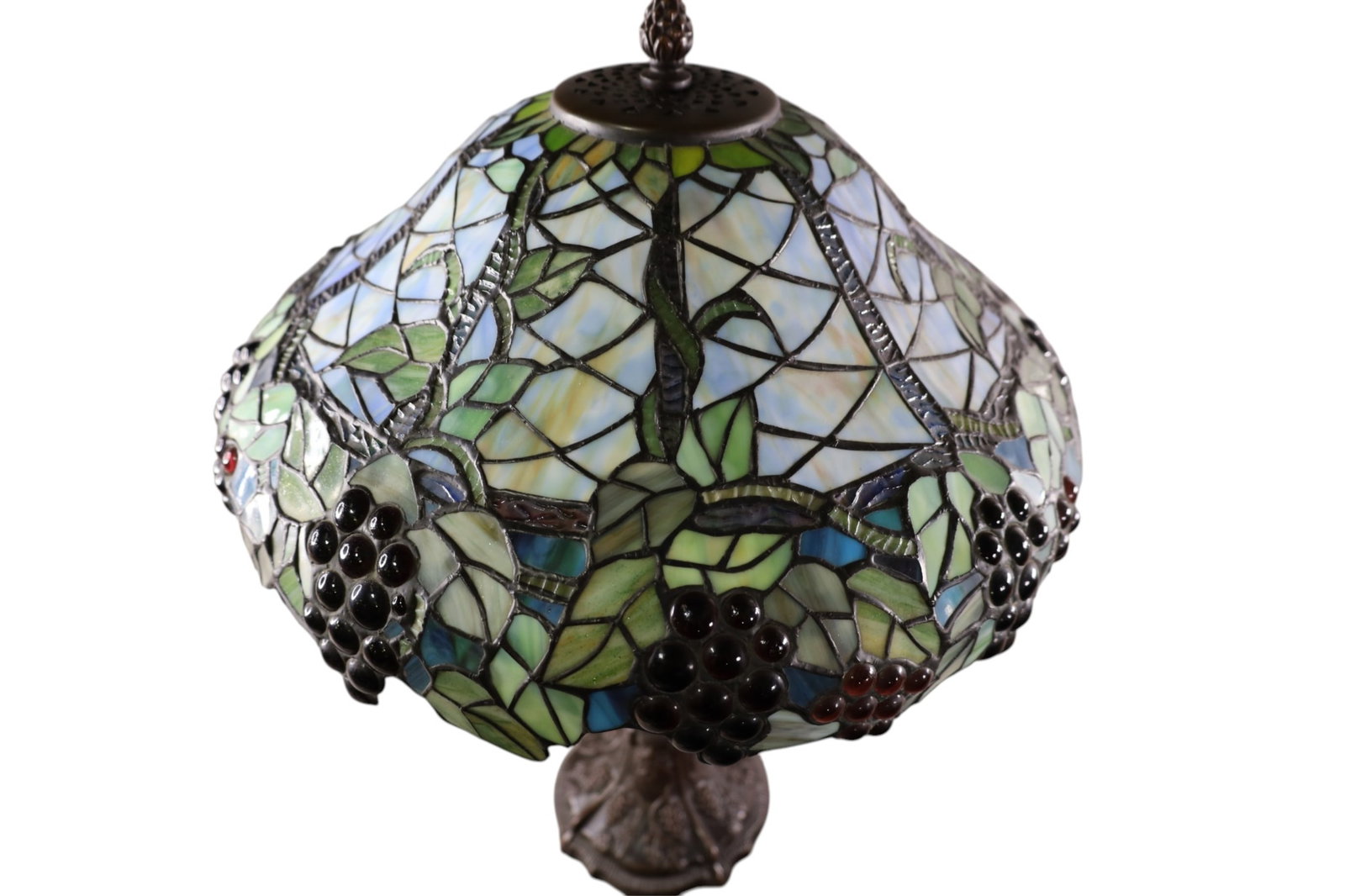LEADED GLASS TABLE LAMP - 2
