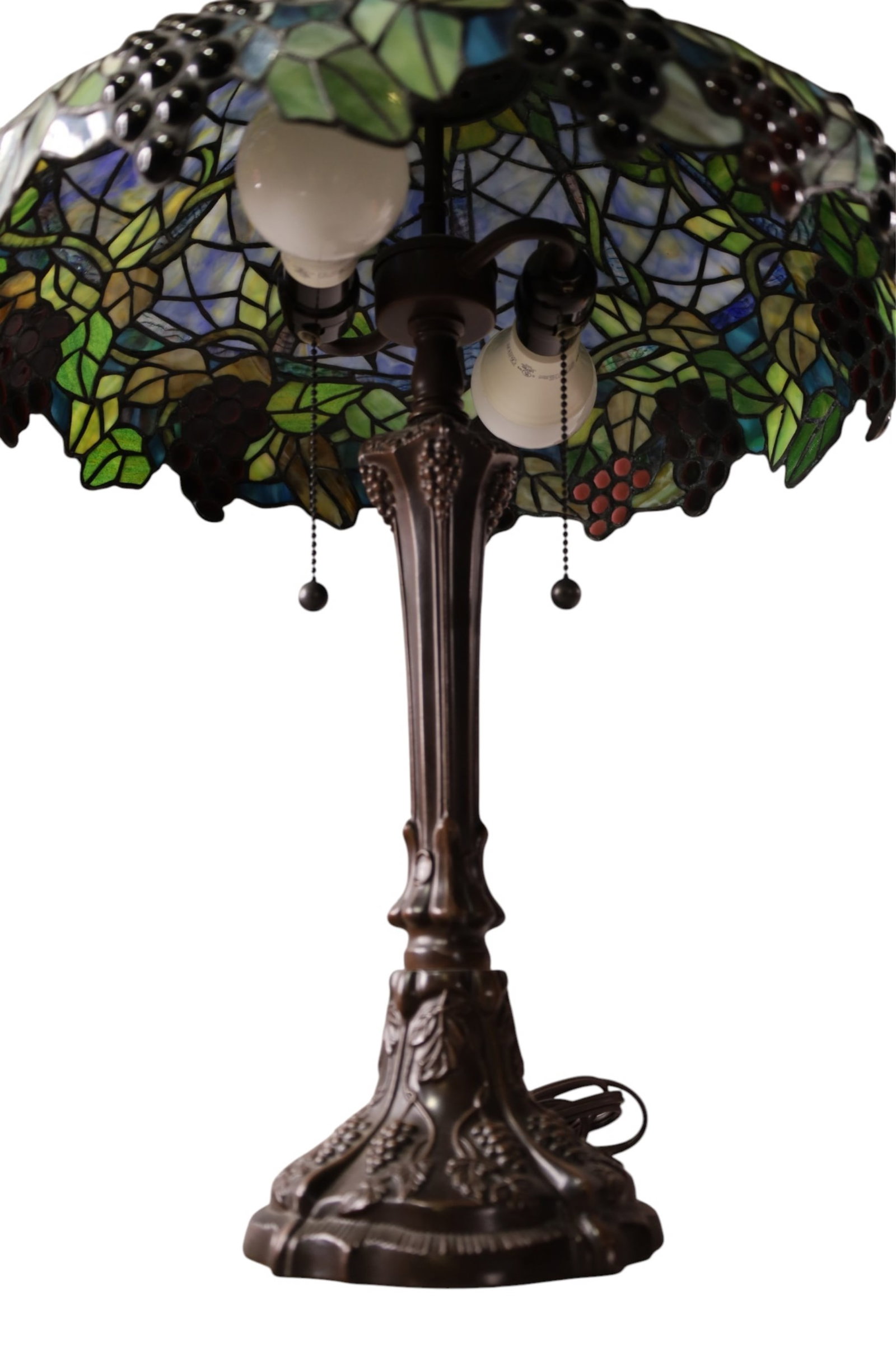 LEADED GLASS TABLE LAMP - 3