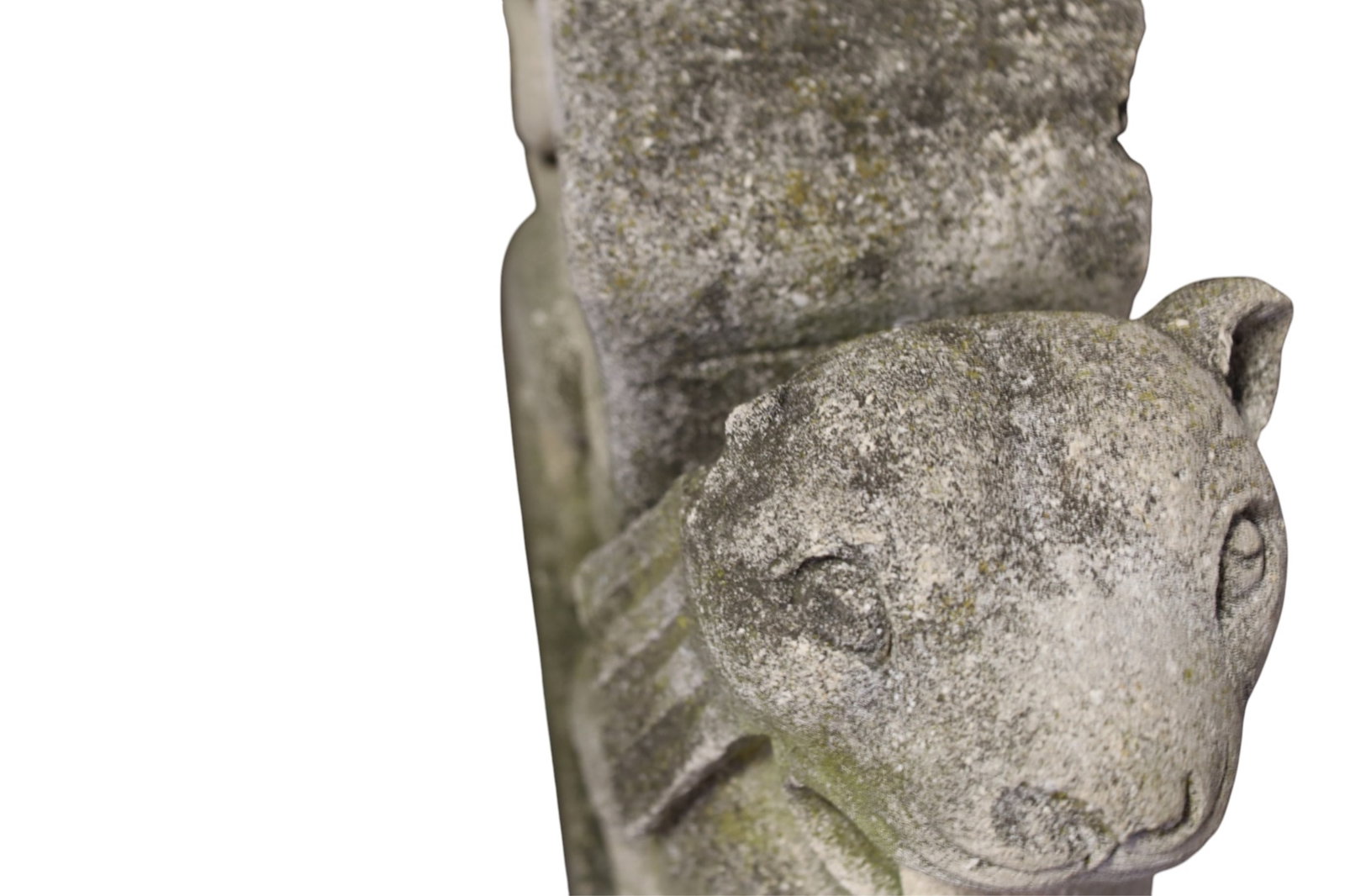 2 CAST STONE ARCHITECTUAL PIECES - 4