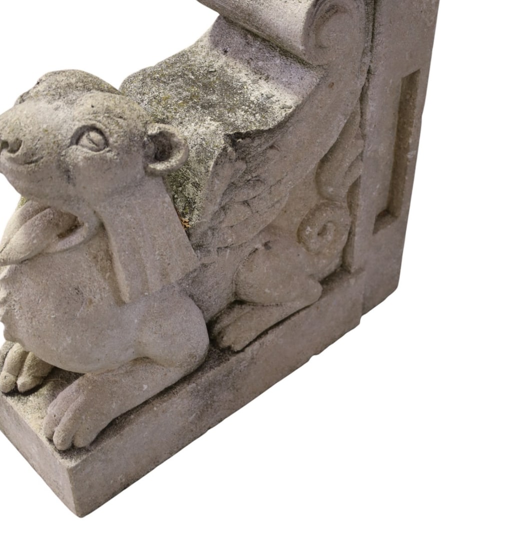 2 CAST STONE ARCHITECTUAL PIECES - 5