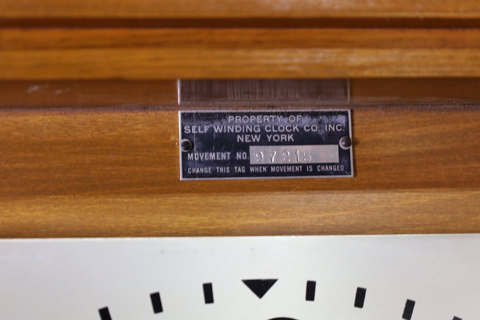 SELF WINDING CLOCK CO MASTER CLOCK - 3