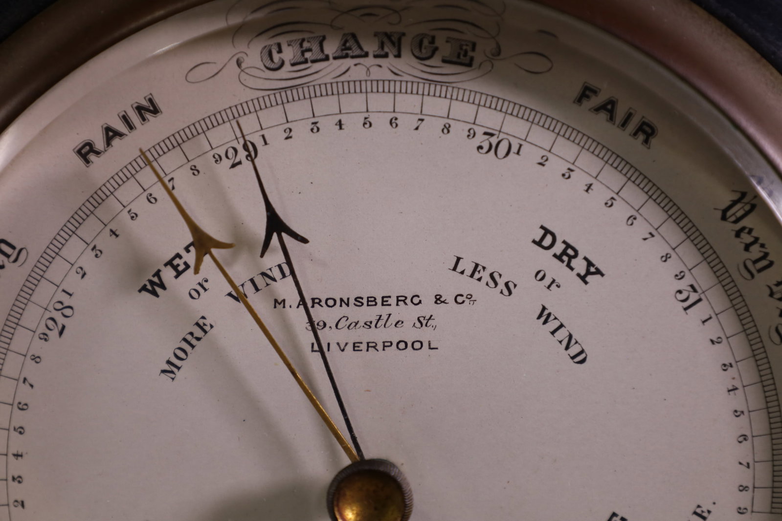 M. ARONSBERG BAROMETER - 3