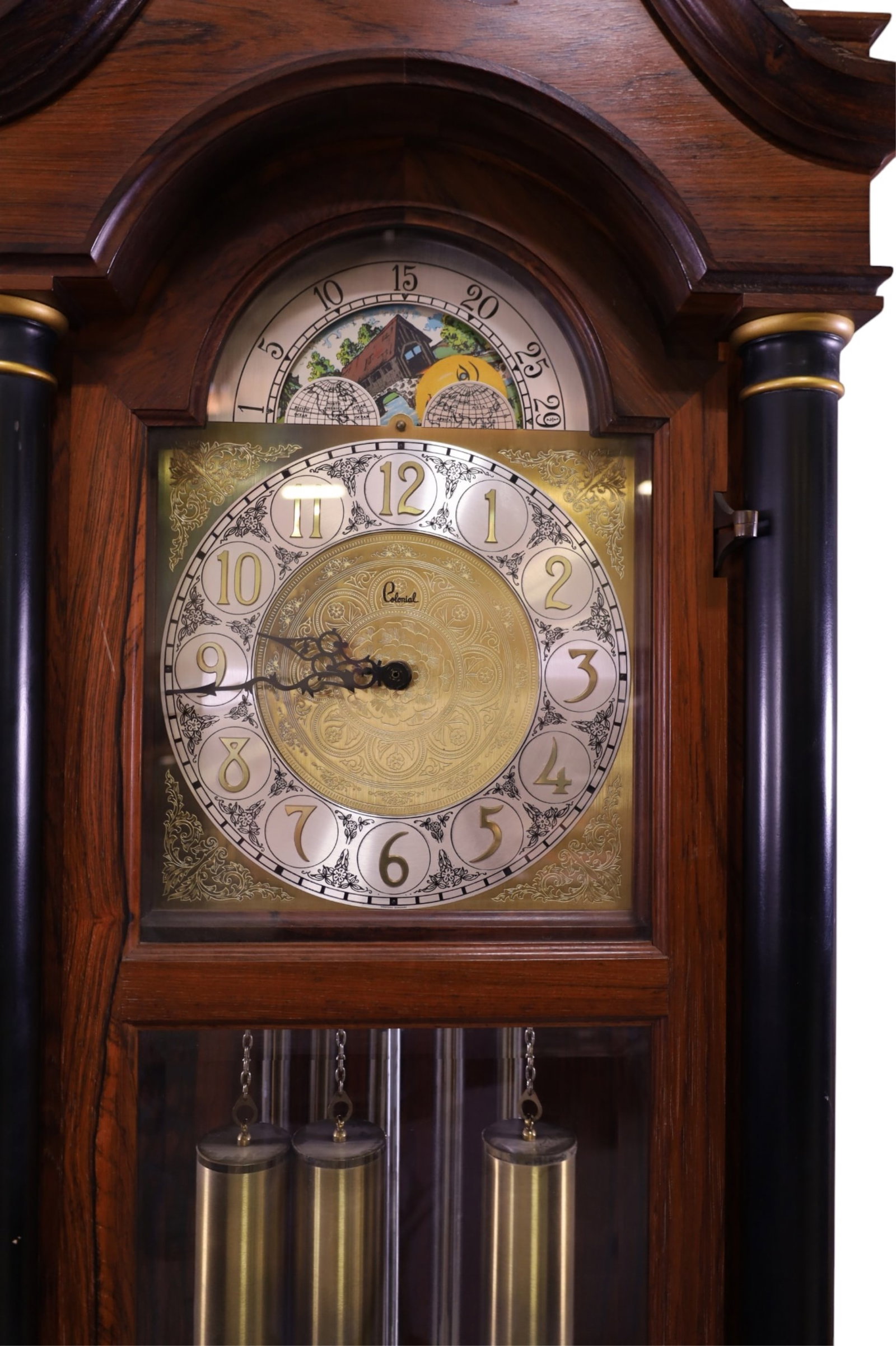 COLONIAL GRANDFATHER CLOCK - 2