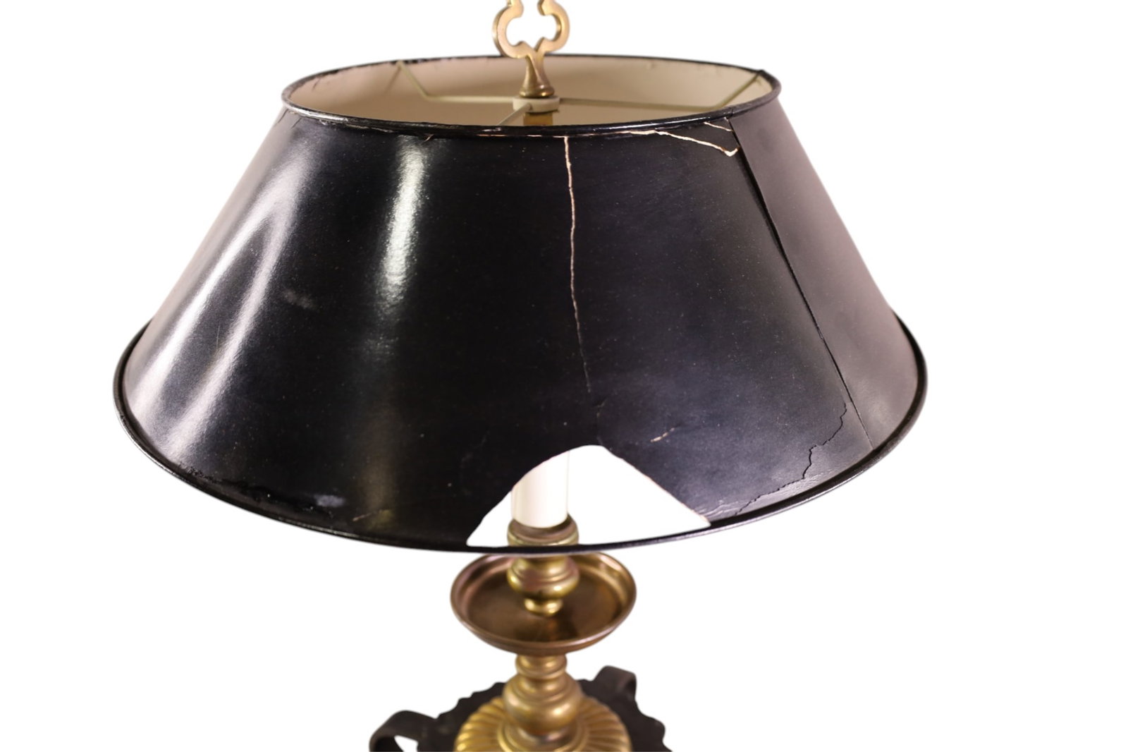IORN & BRASS TABLE LAMP - 2