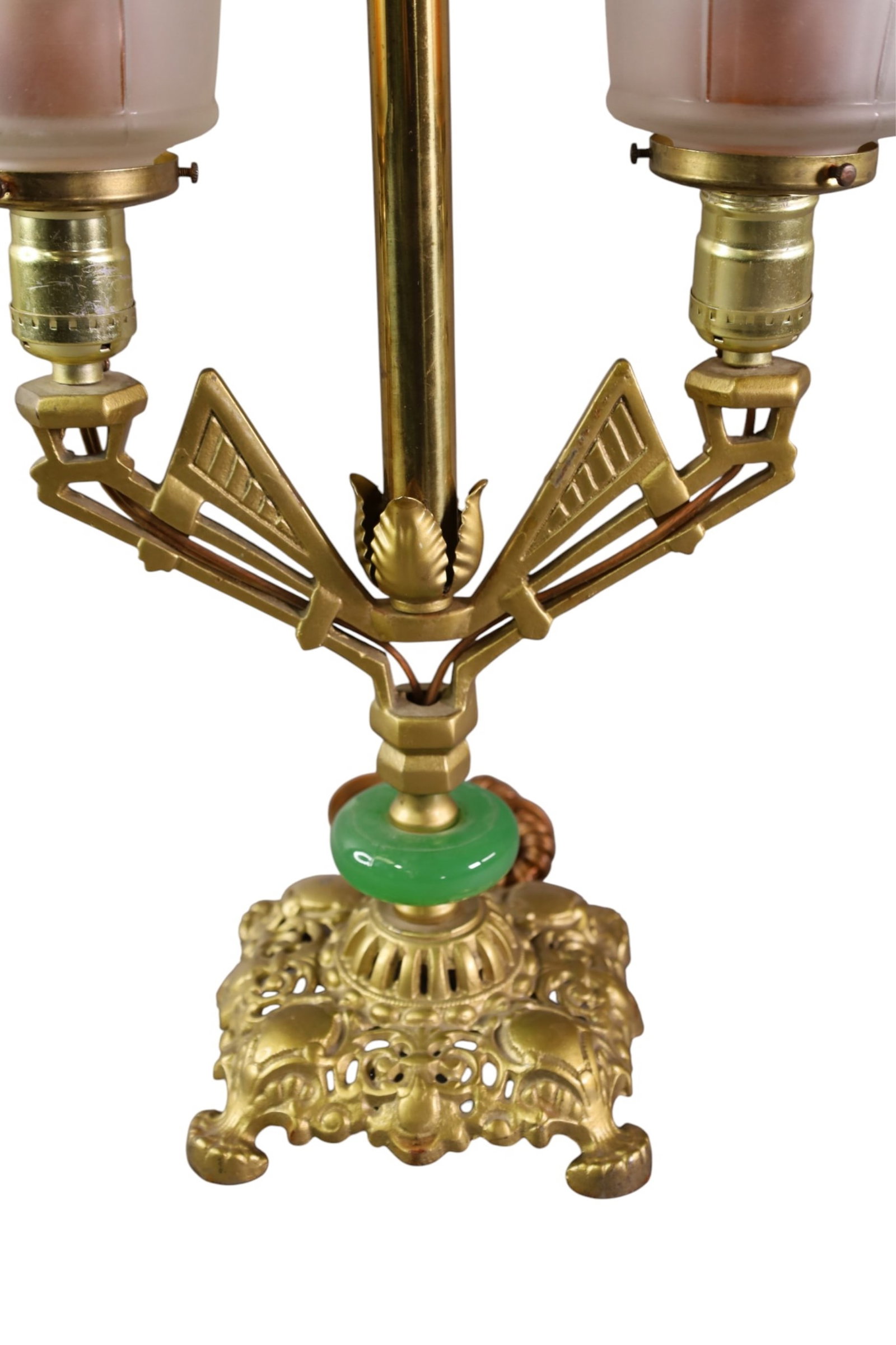 ART DECO BRASS TABLE LAMP - 2