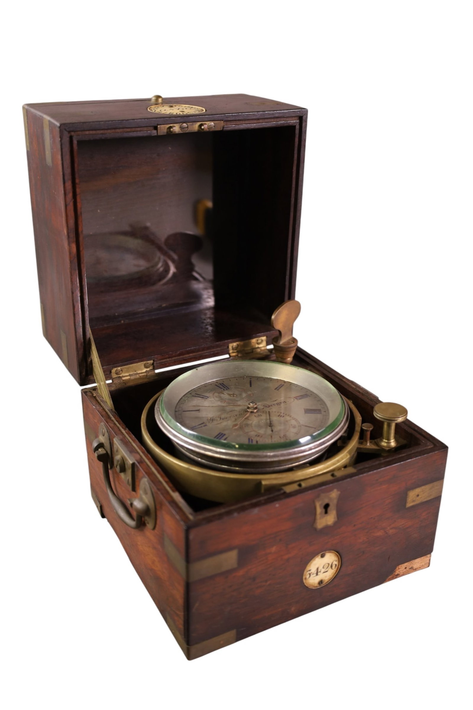 PARKINSON & FRODSHAN MARINE CHRONOMETER (1 of 4)