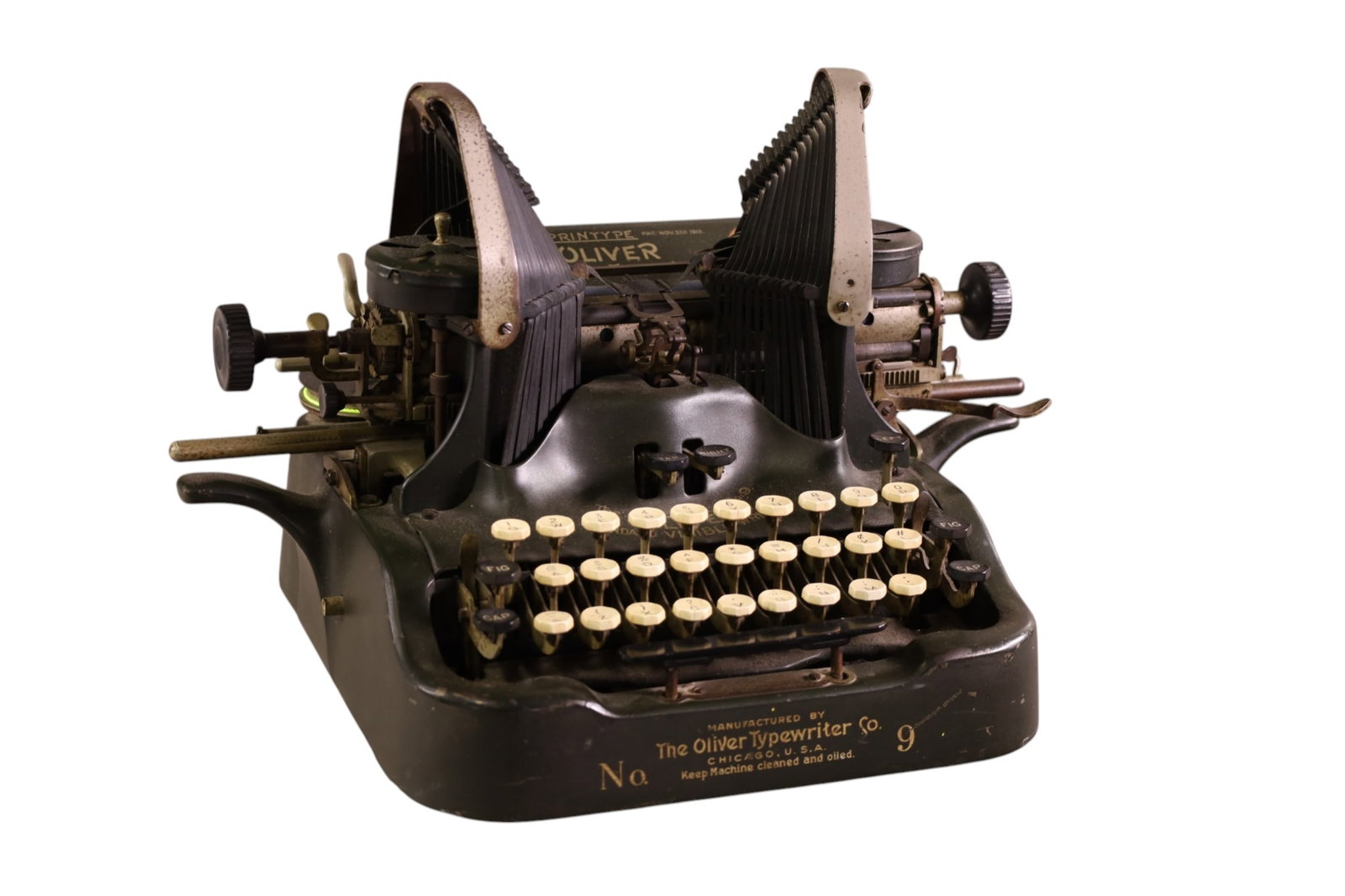 OLIVER TYPEWRITER: OLIVER TYPEWRITER No 9.