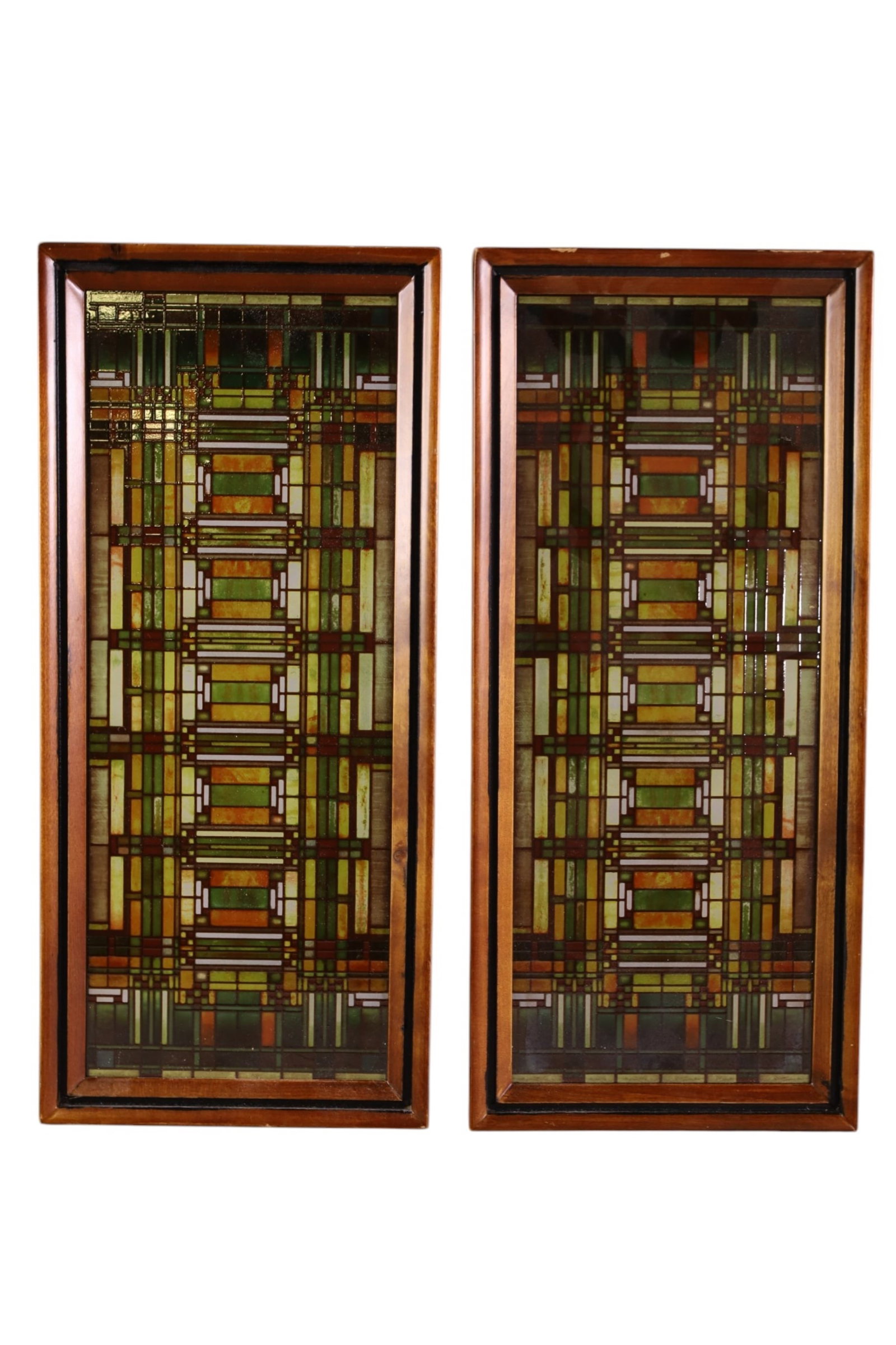 FRANK LLOYD WRIGHT DESIGN PANELS: WALL HANGINGS, DECAL. 7" x 15 1/2"