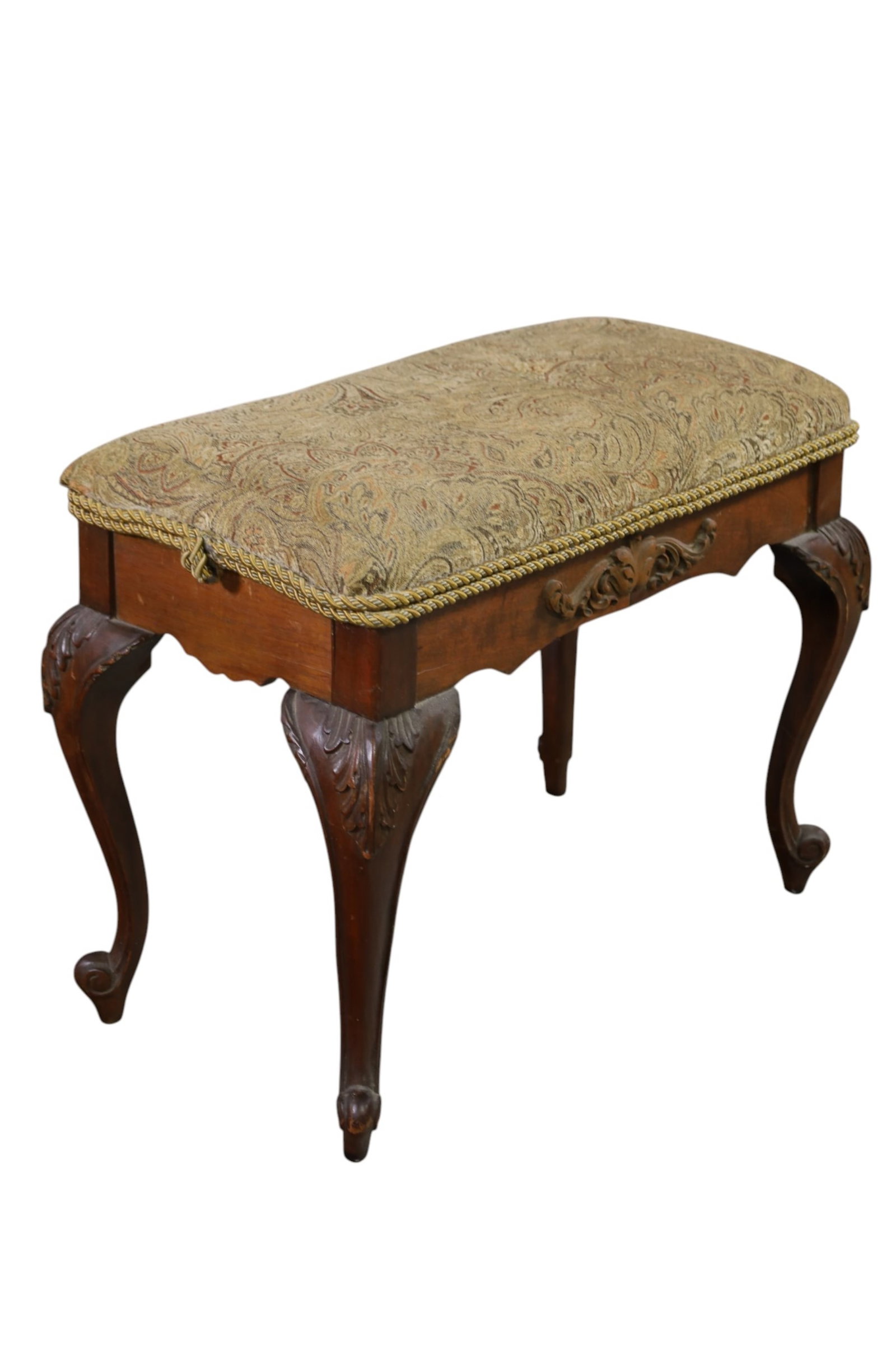 CARVED WINDOW BENCH - 2