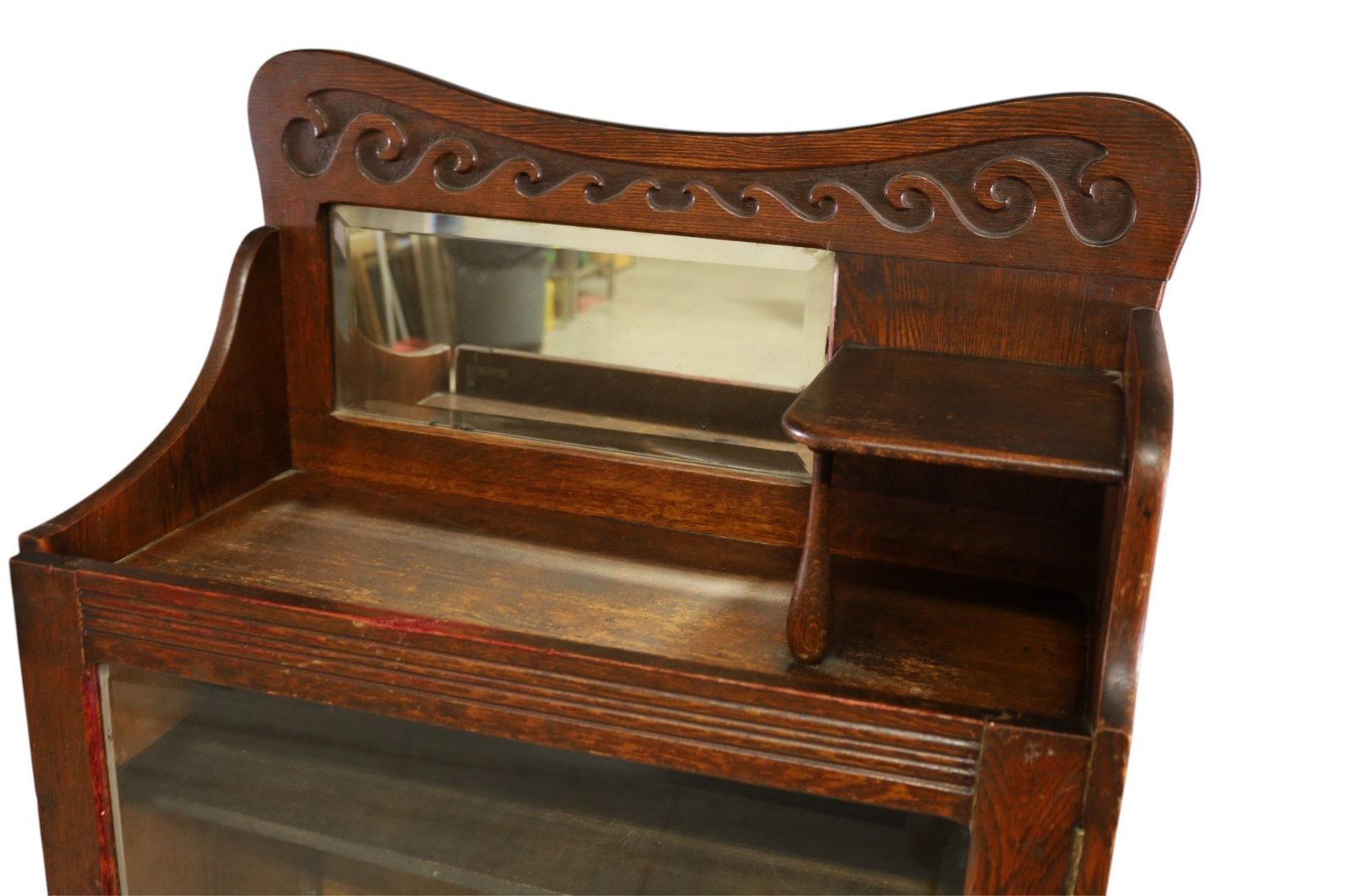 1900'S AM. OAK BOOKCASE - 2