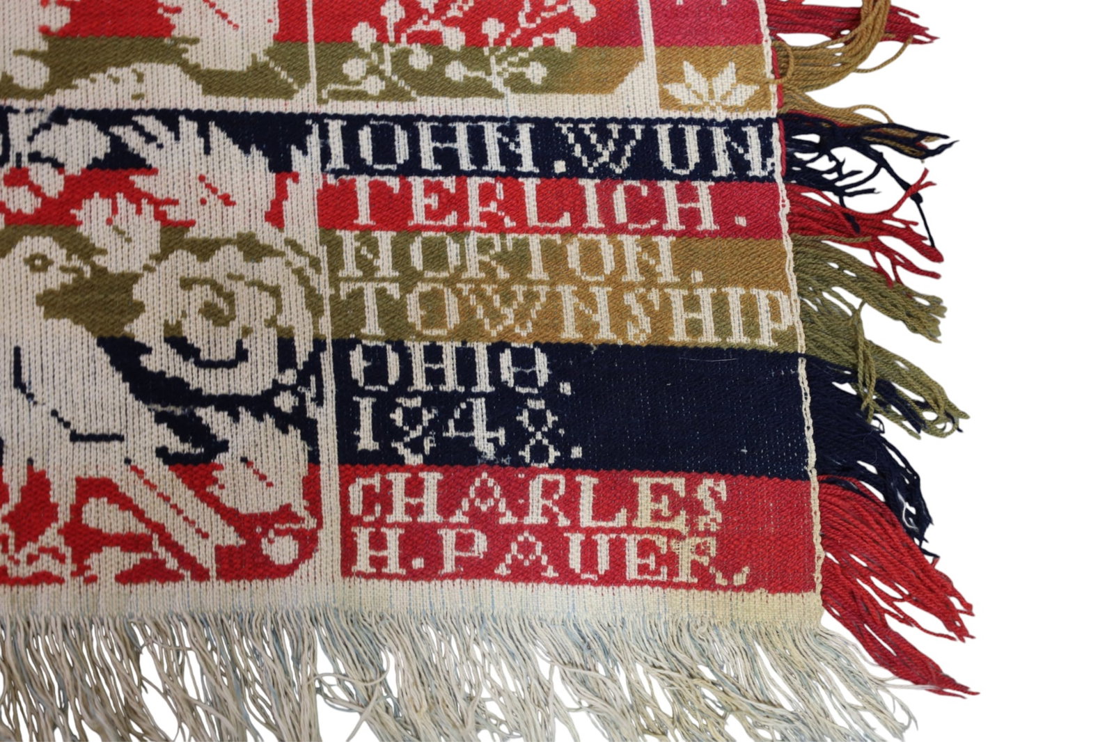 19TH CENTURY JACQUARD - 2