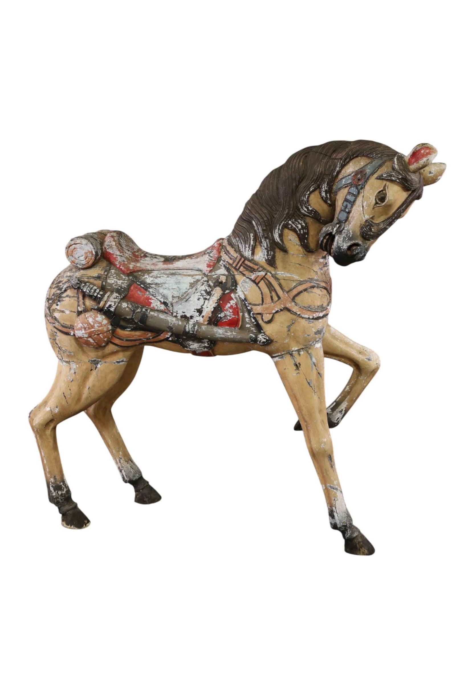 LARGE ANTIQUE CAROUSEL HORSE