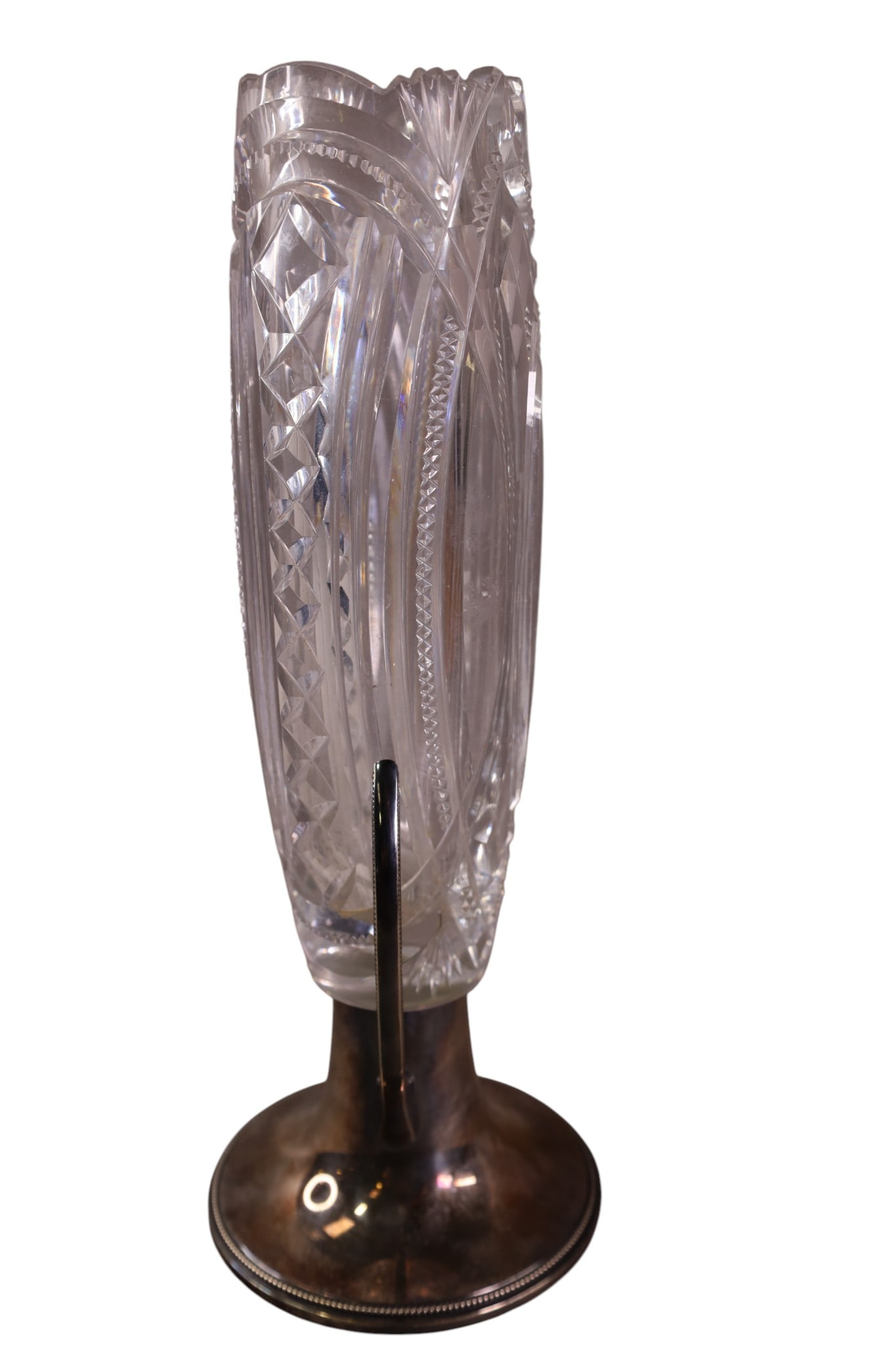 CUT CRYSTAL VASE - 2