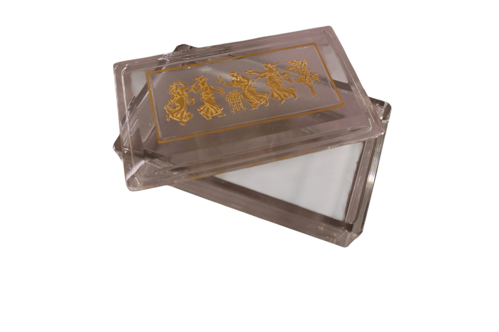 VAL ST. LAMBERT CRYSTAL BOX - 2