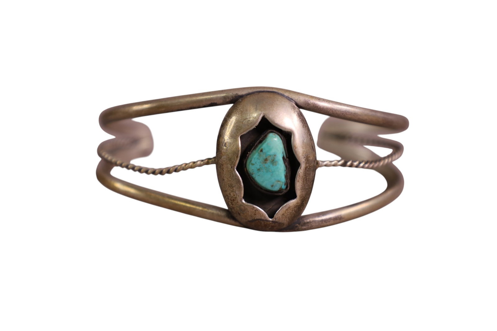 5 SILVER BRACELETS - 2