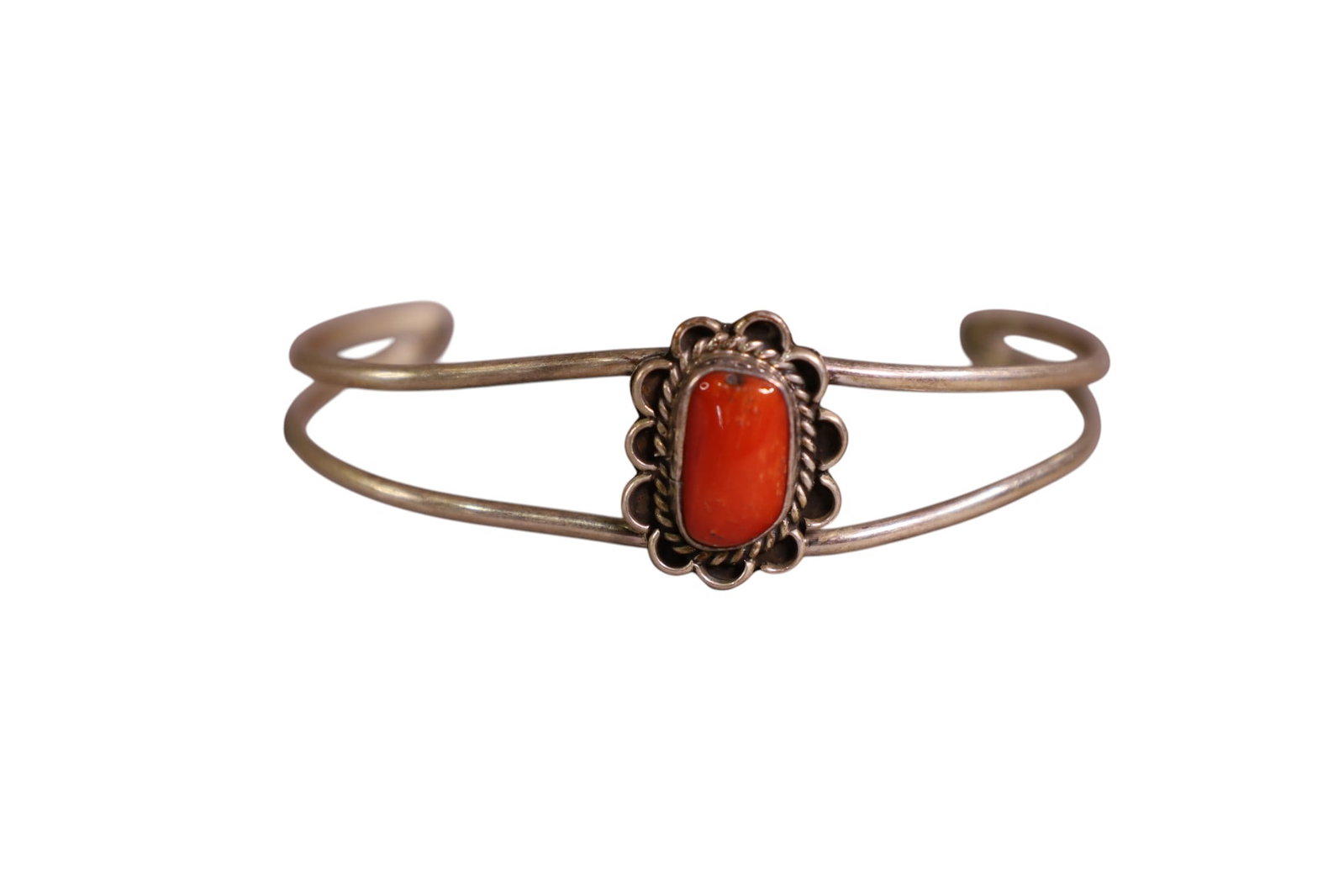 5 SILVER BRACELETS - 4