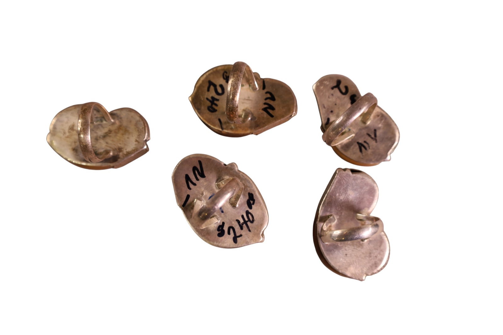 5 NAVAJO RINGS - 5