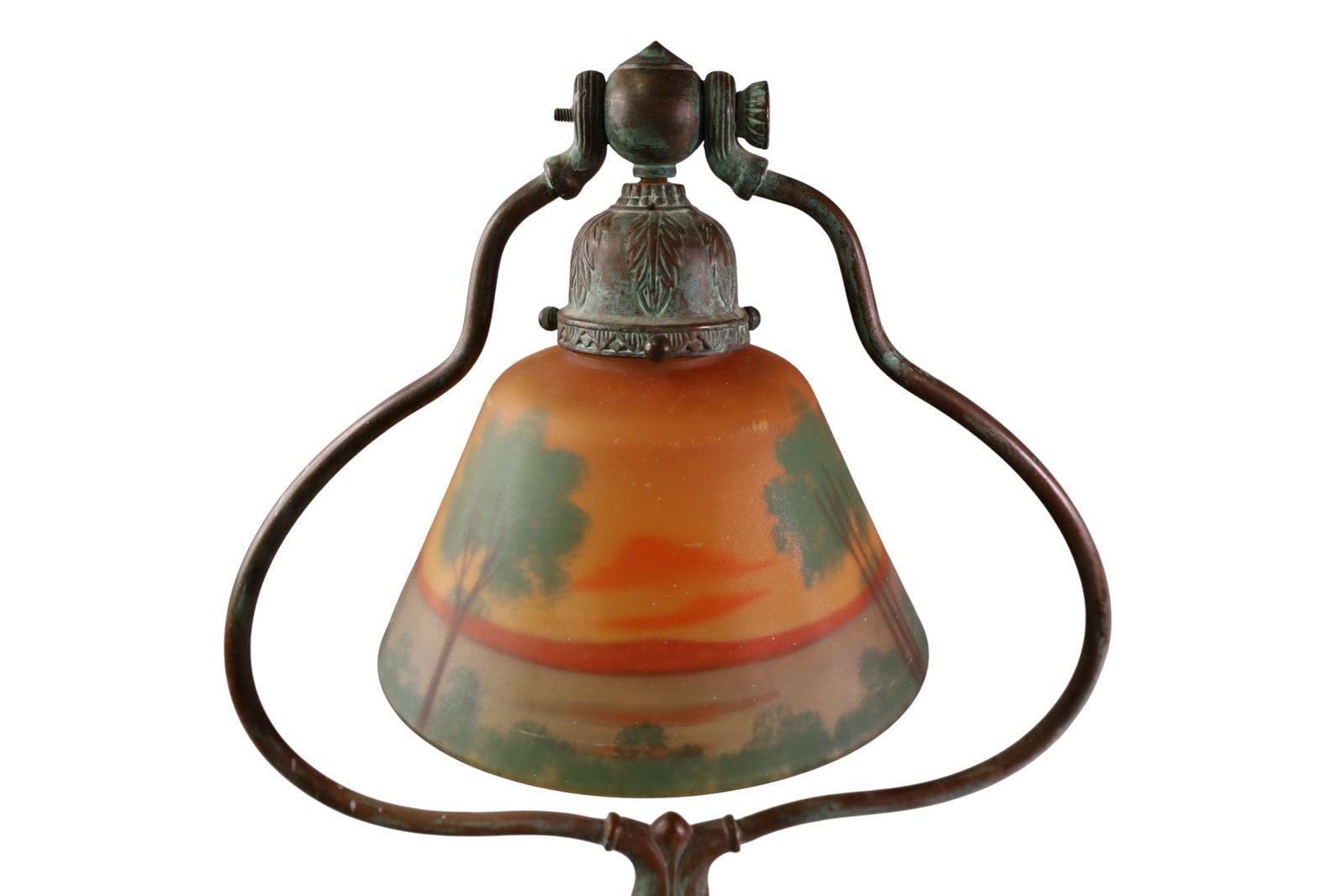 REVERSE PAINTED TABLE LAMP - 3