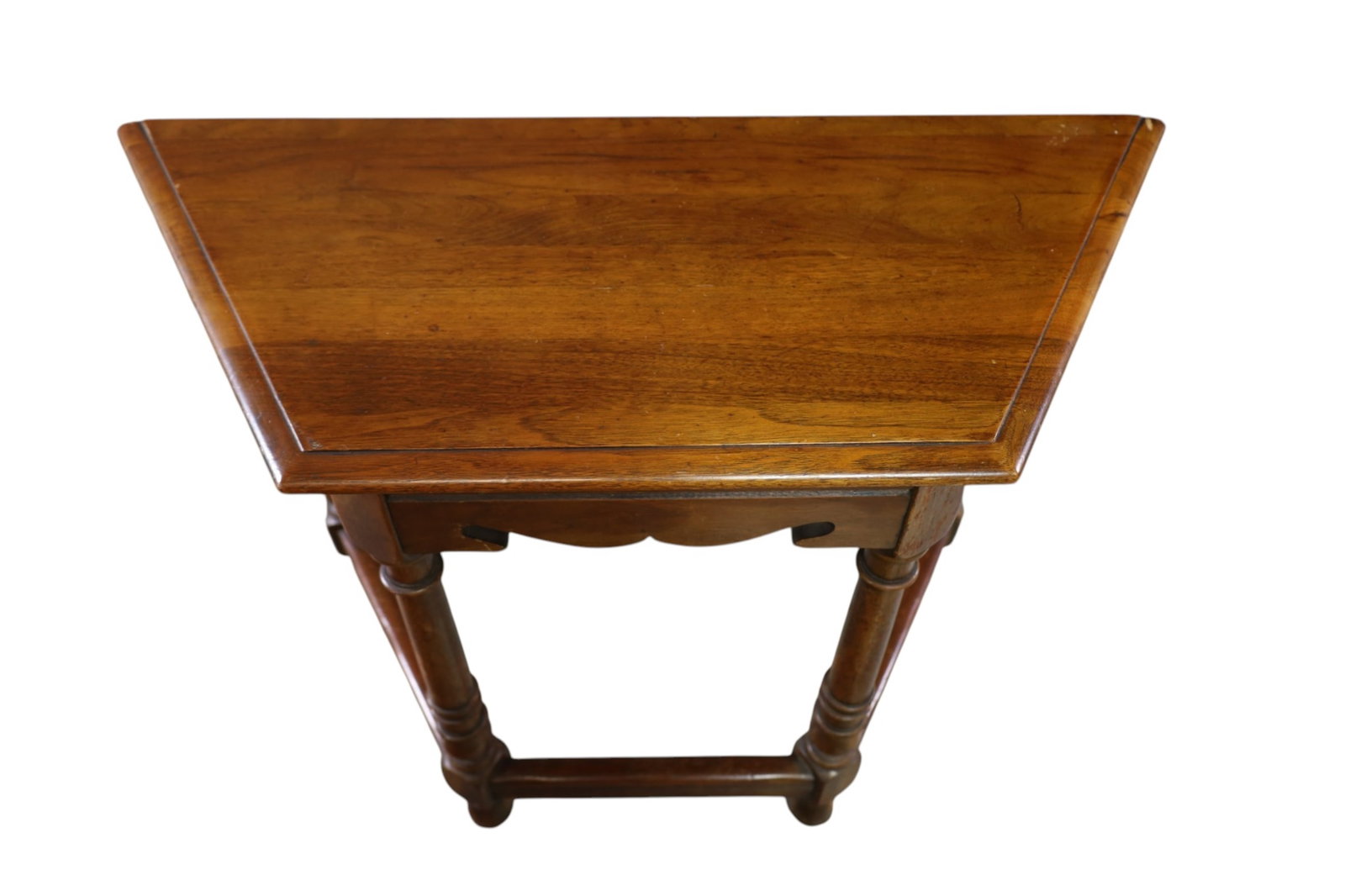 1930'S WALNUT HALL TABLE - 2