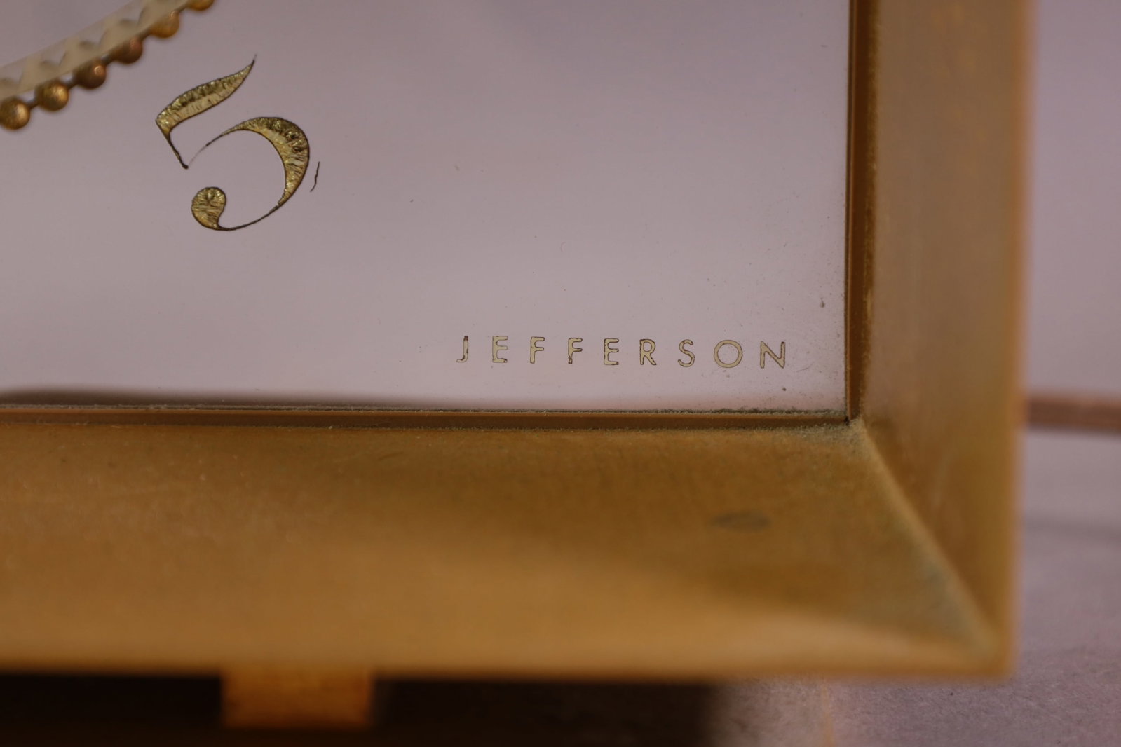 JEFFERSON SUSPENSE CLOCK - 2