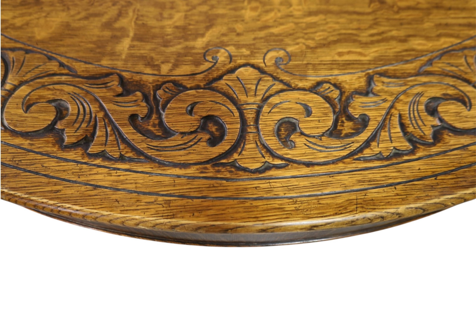 RJ HORNER AM. OAK DINING TABLE - 5
