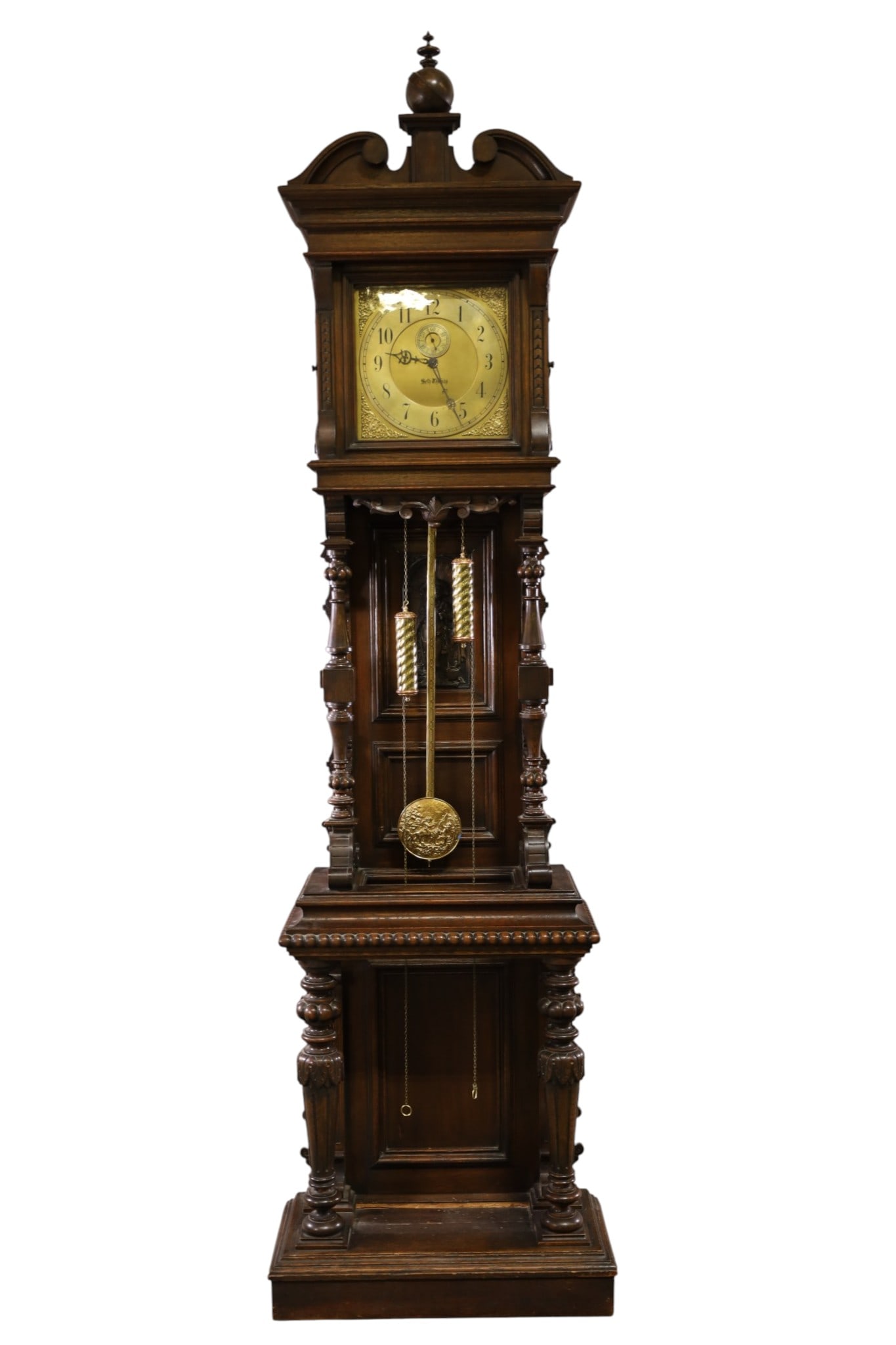 SETH THOMAS GRANDFATHER CLOCK (1 of 5)