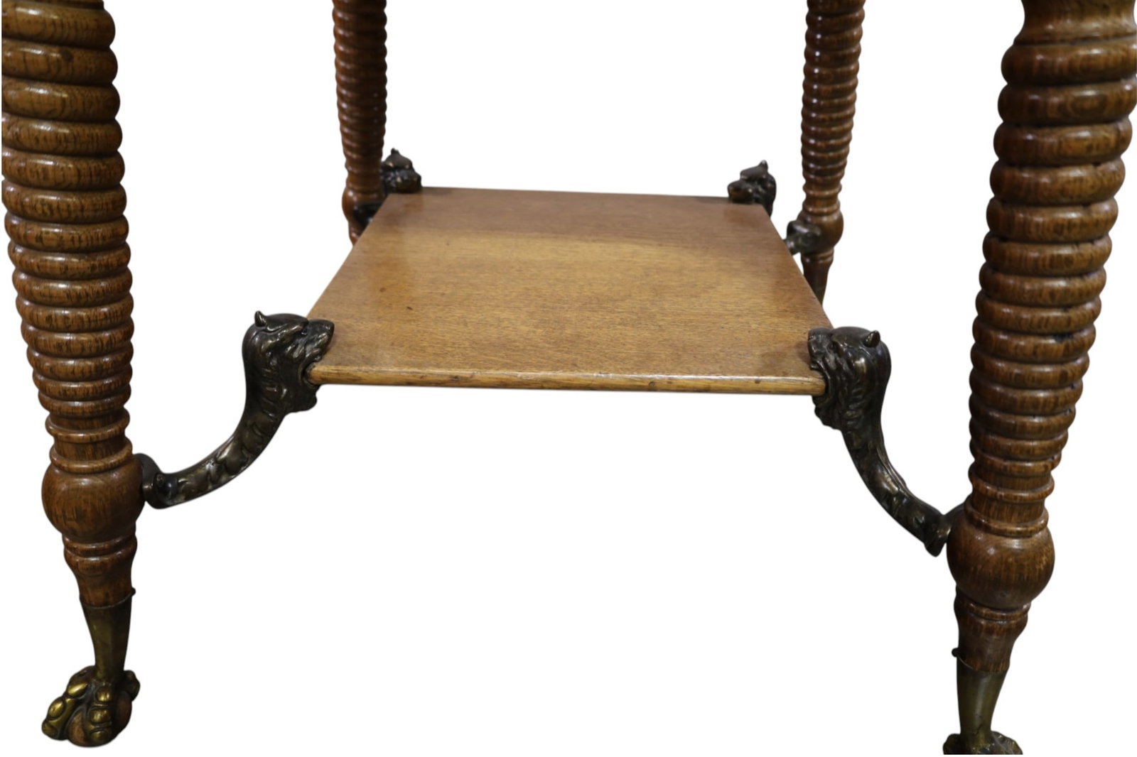 AMERICAN OAK LAMP TABLE - 4