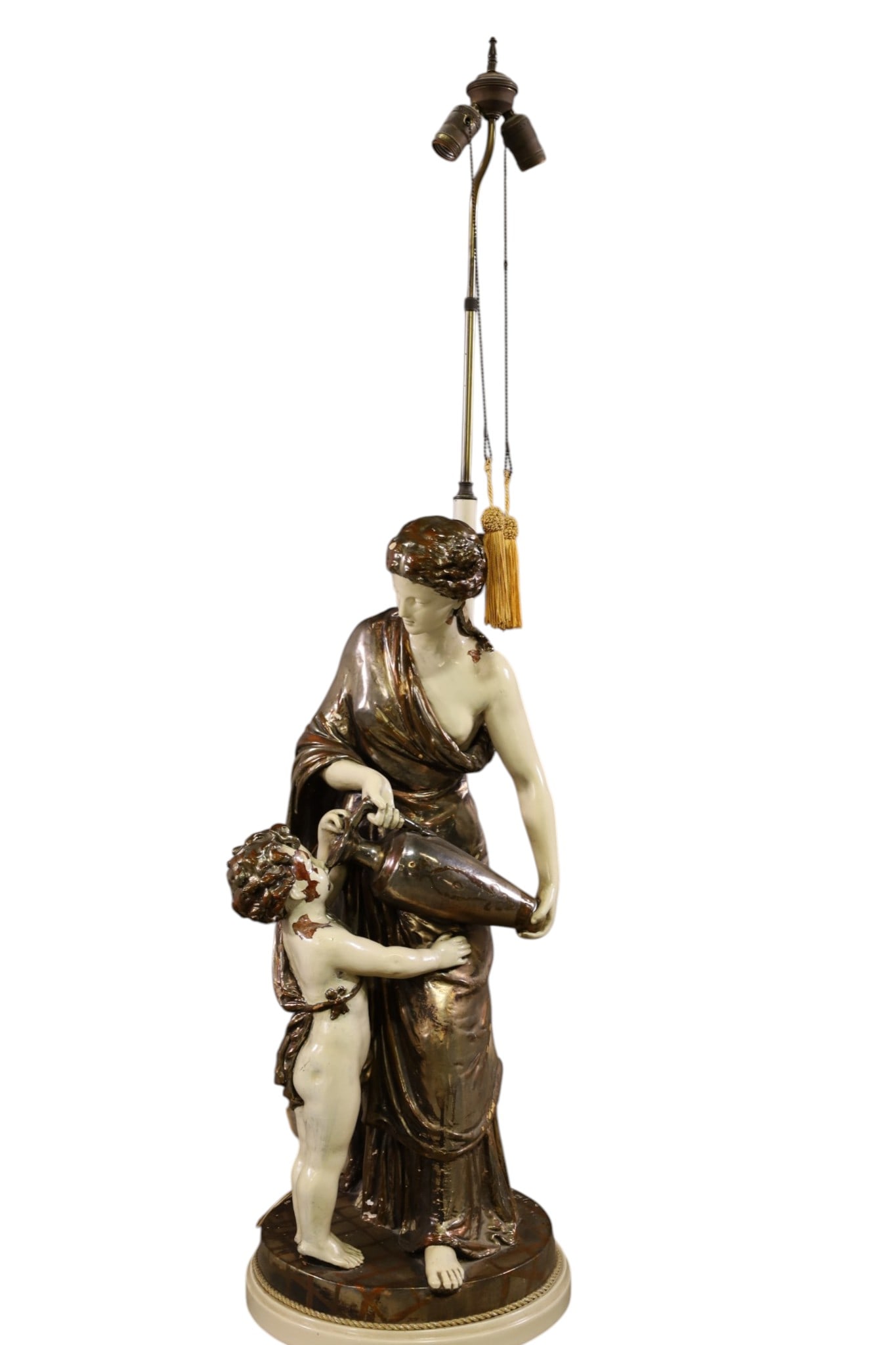 LARGE FIGURAL LAMP (1 of 3)