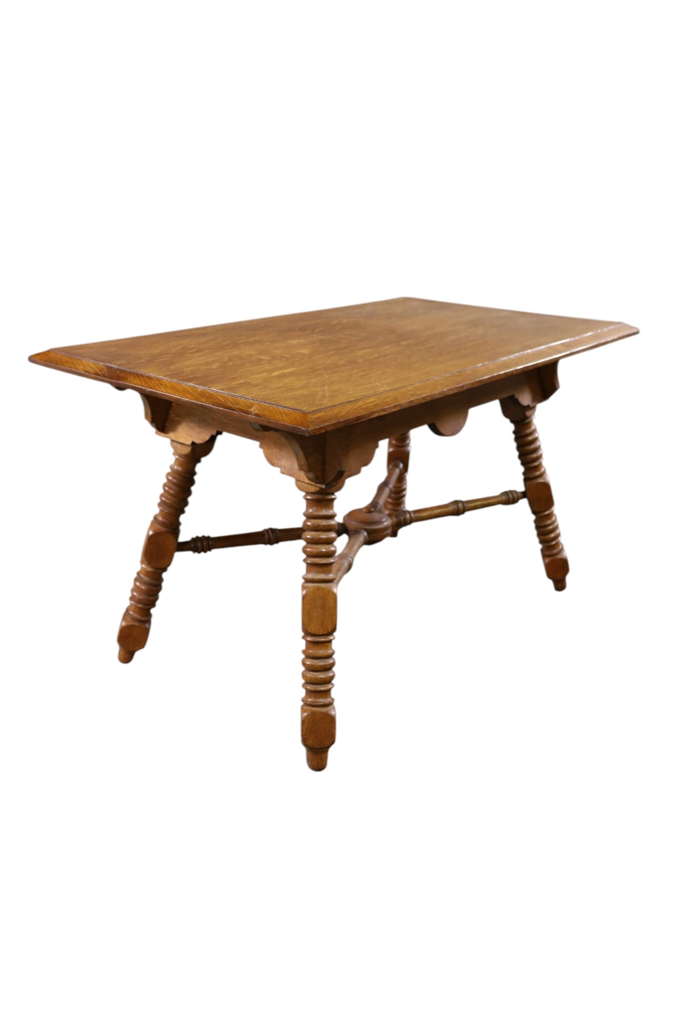 OAK LIBRARY TABLE - 3